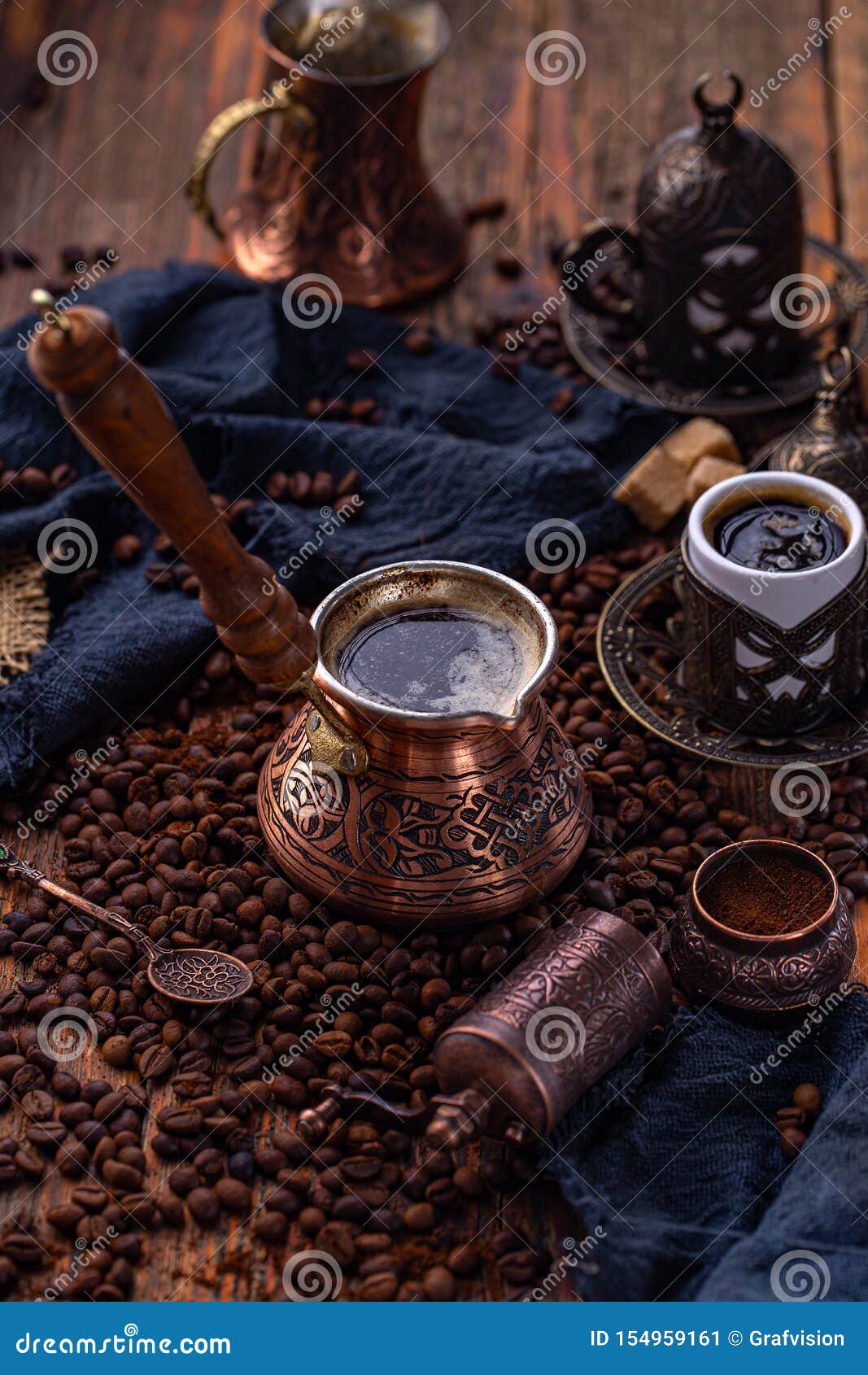 old turkish coffee pot