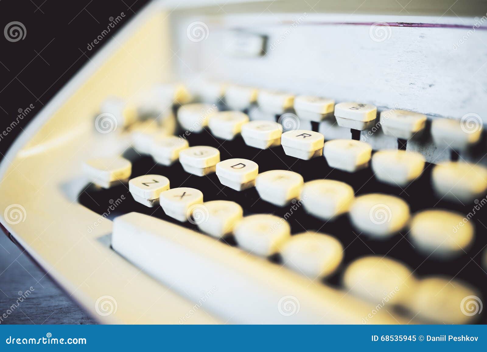 Old typing machine side stock image. Image of secretary 68535945
