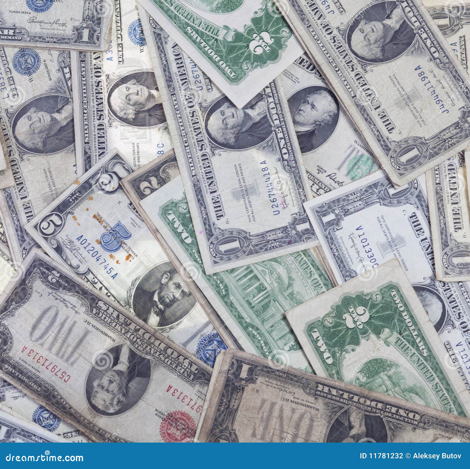 Old US money stock photo. Image of abraham, president 11781232