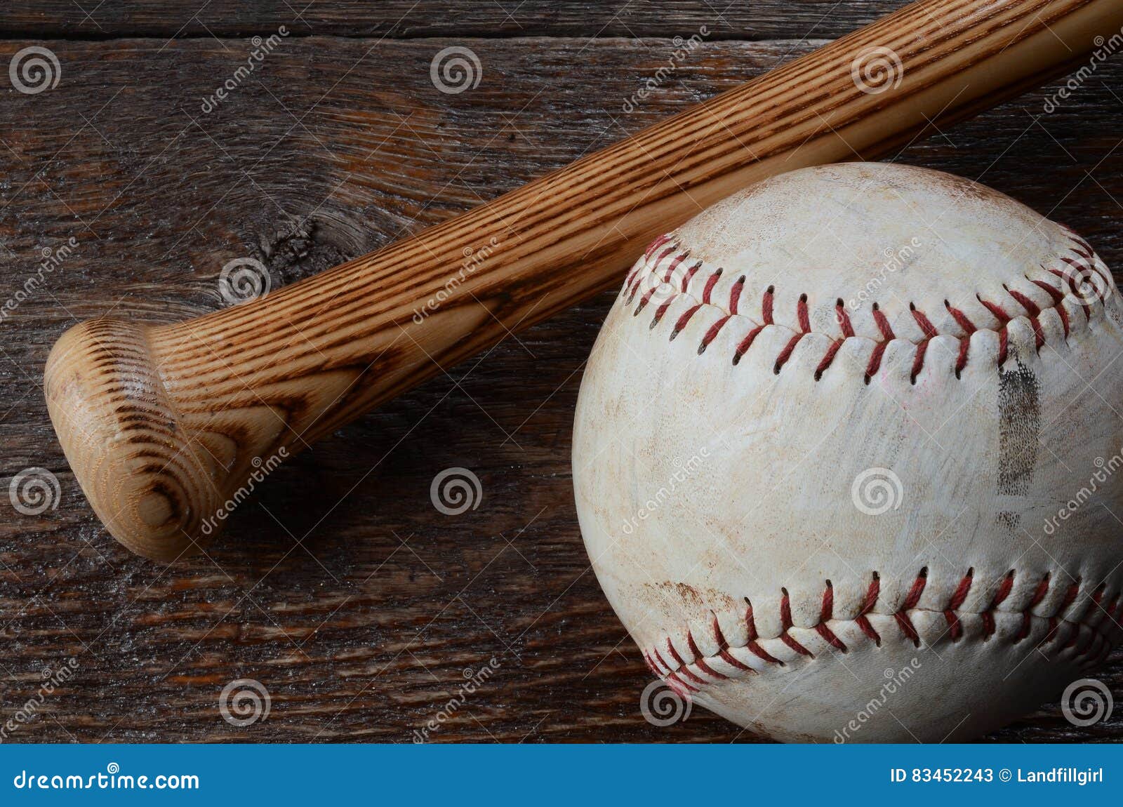 Old Used Baseball Equipment Stock Image Image of used, vintage 83452243