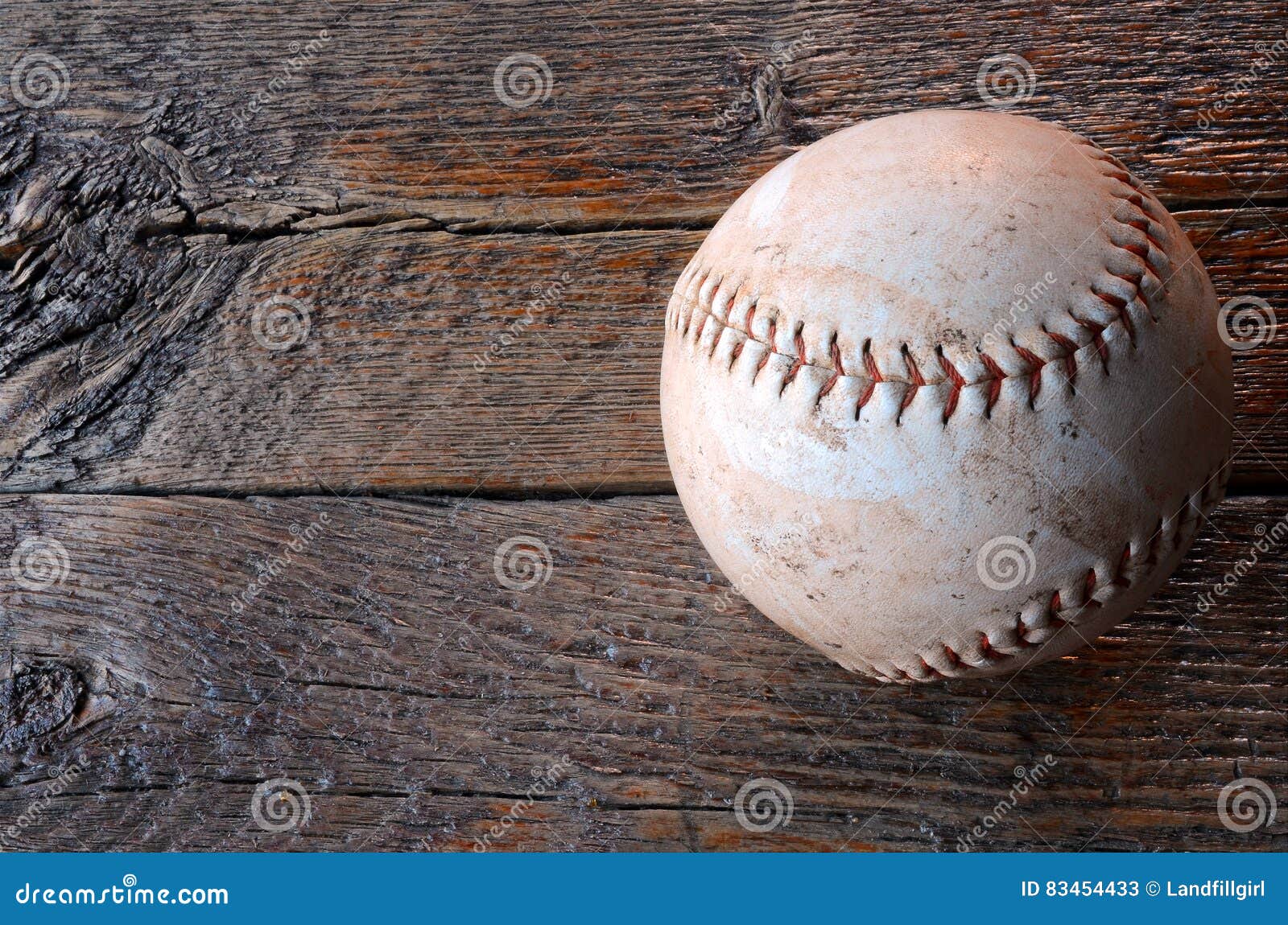 Old Used Baseball Equipment Stock Image Image of softball, stitches 83454433