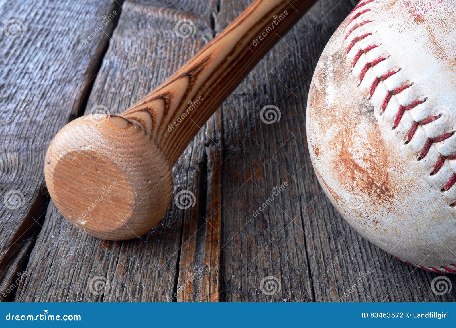 Old Used Baseball Equipment Stock Photo Image of softball, dirty 83463572