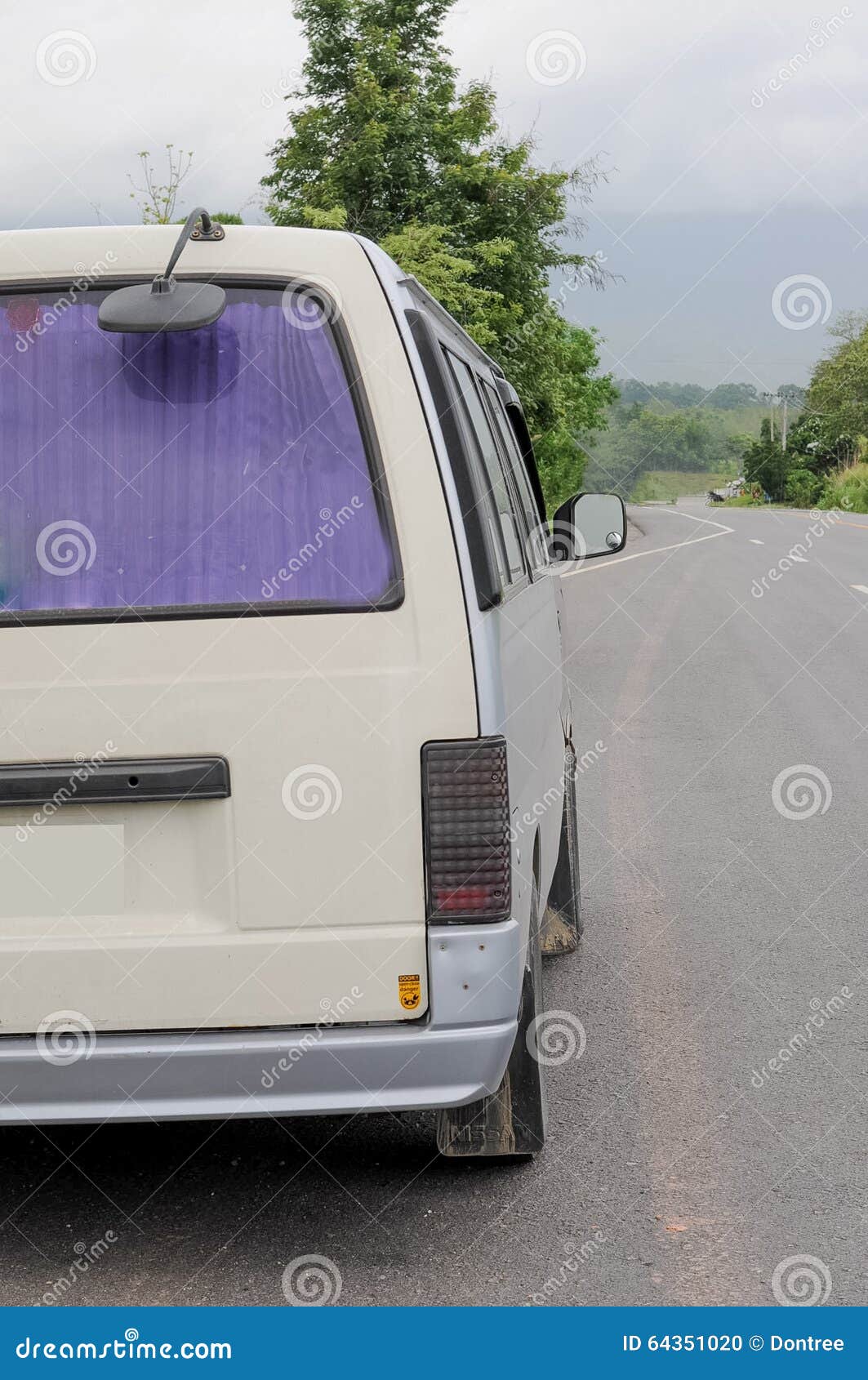 Old van car stock photo. Image of asia, auto, retro, thailand - 64351020
