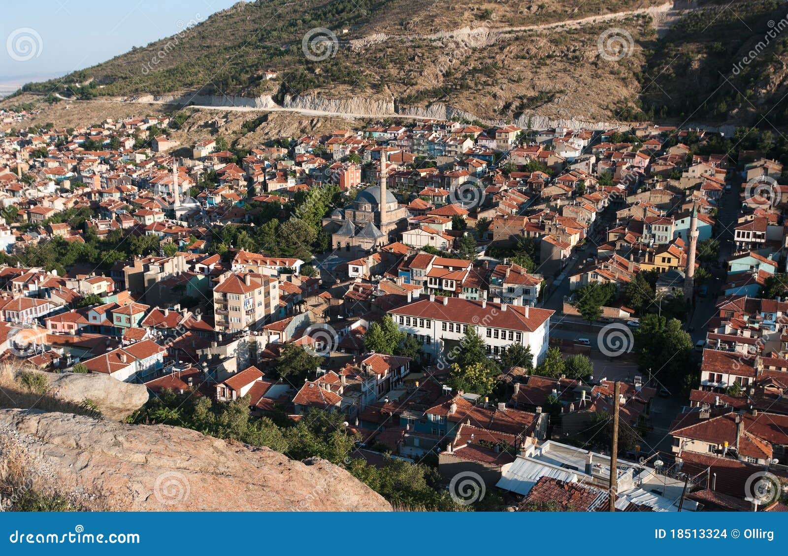 old village of afyon of central anatolia, turkey