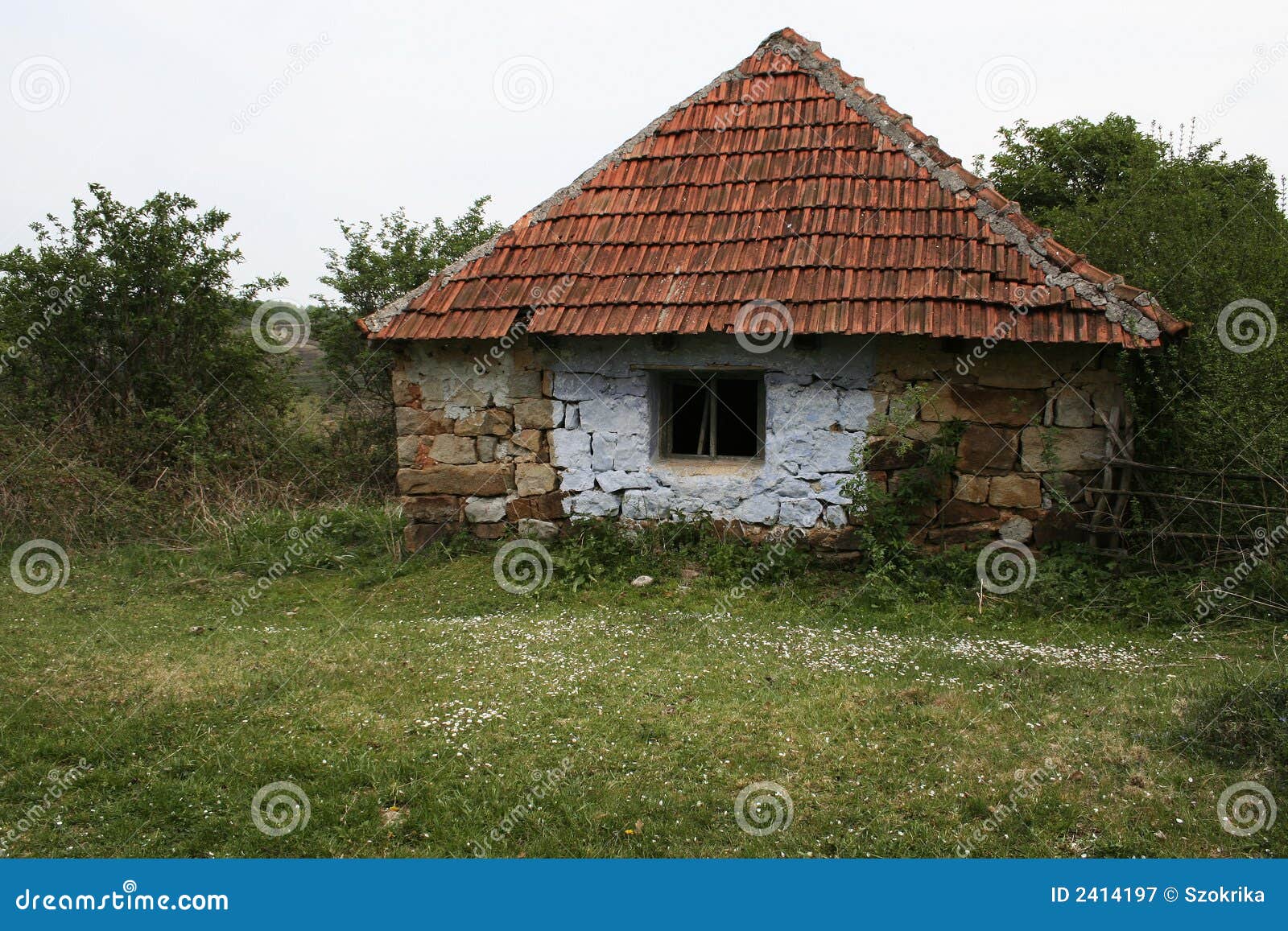 Old Village House stock image. Image of small, cottage - 2414197