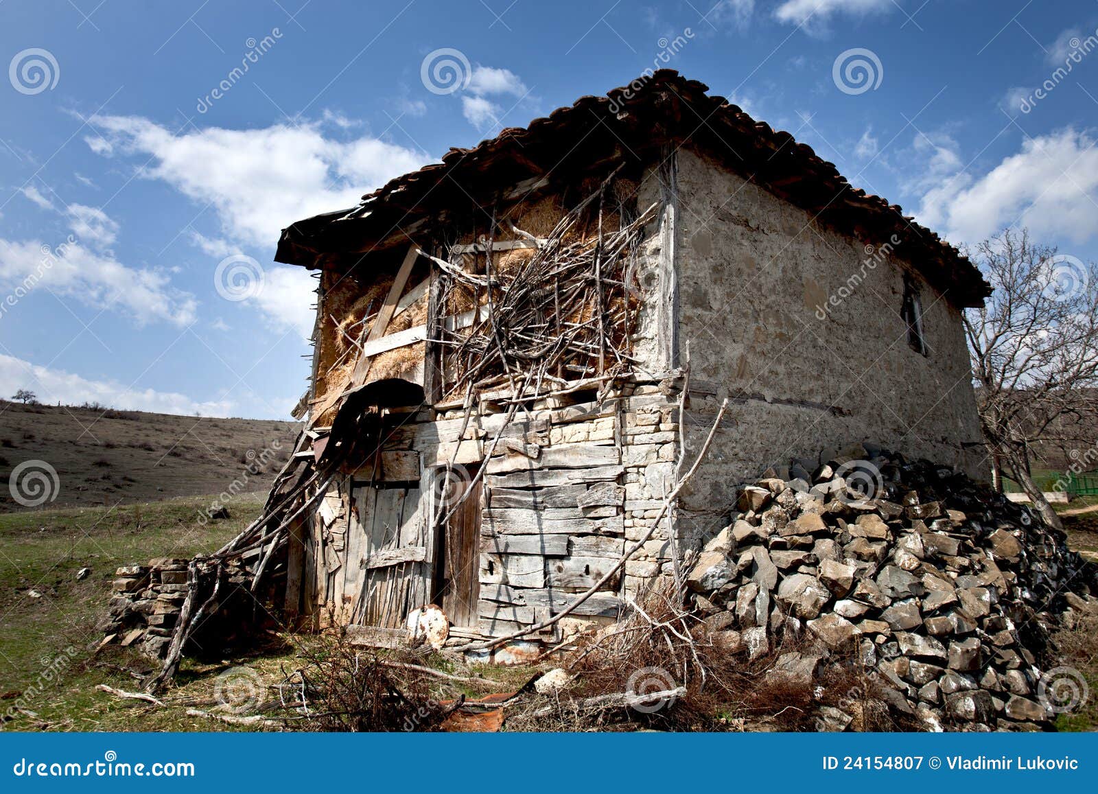 Old village house stock image. Image of remote, architecture - 24154807