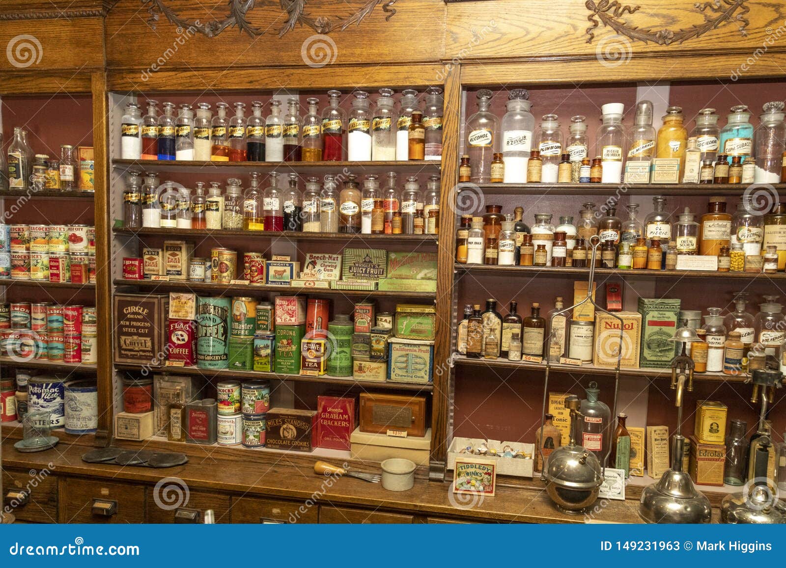 Old Village Store with Medicines Editorial Stock Photo Image of