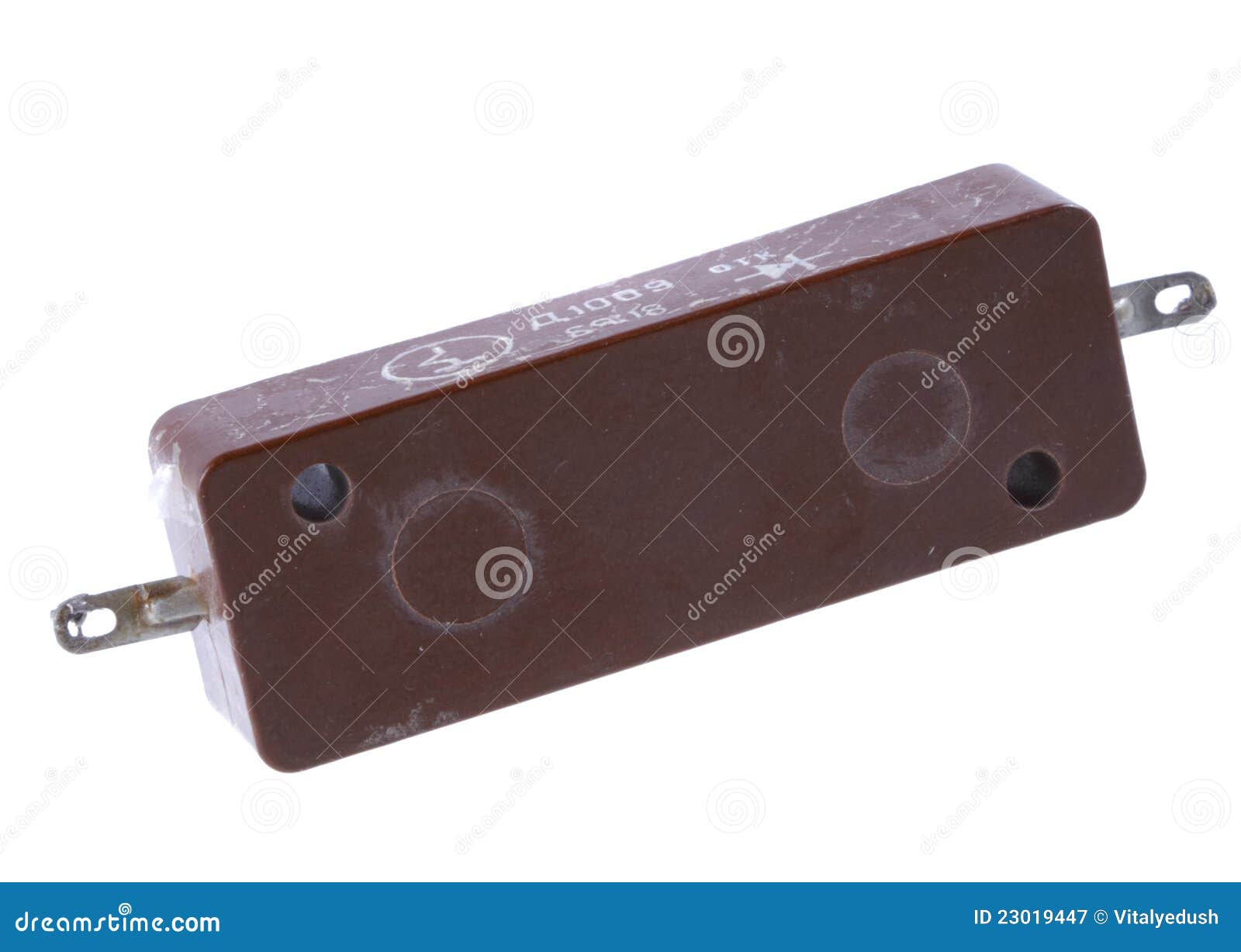 Old, vintage diode. stock image. Image of cobalt, history 23019447
