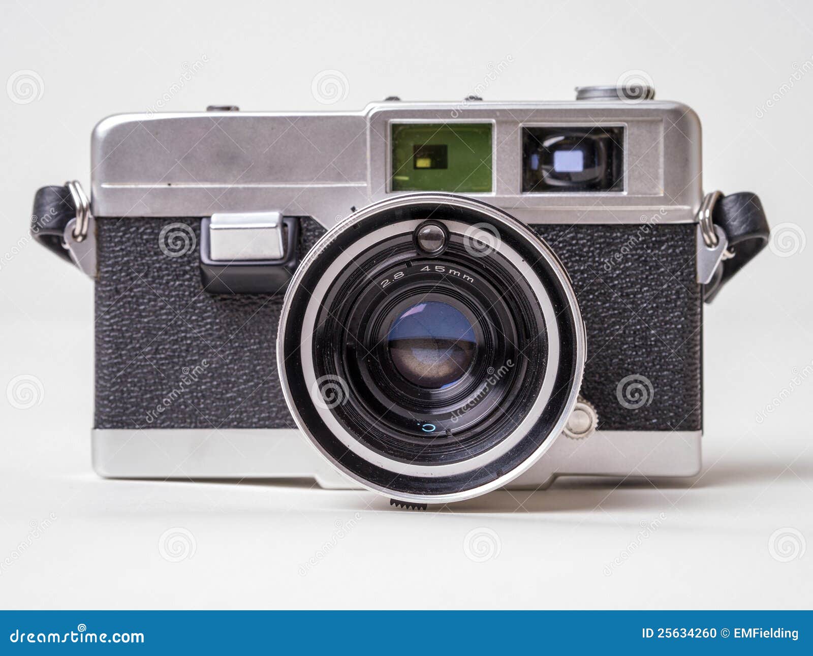 Old Vintage Film Camera Straight on View Stock Photo Image of racer