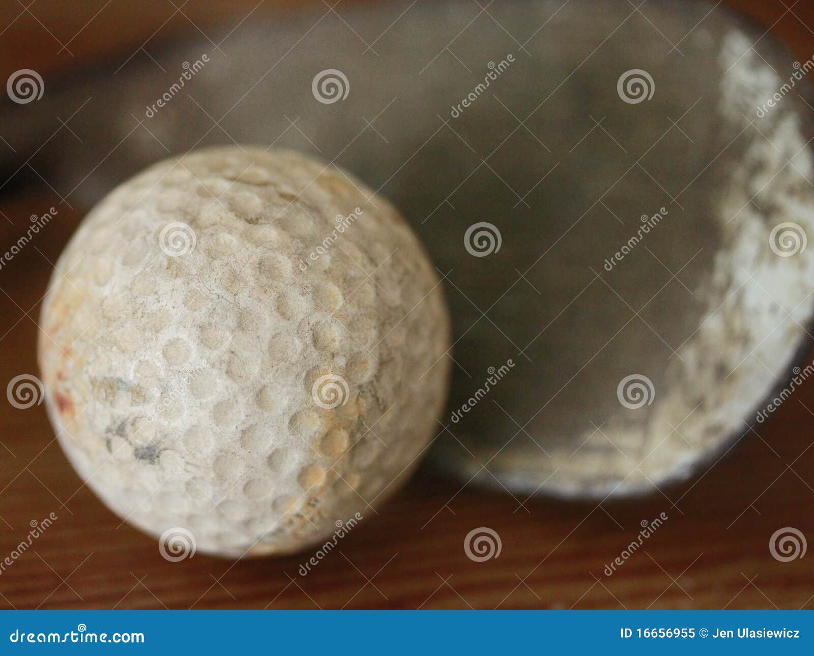 Old Vintage Golf Ball with Club Stock Image Image of fairway, vintage