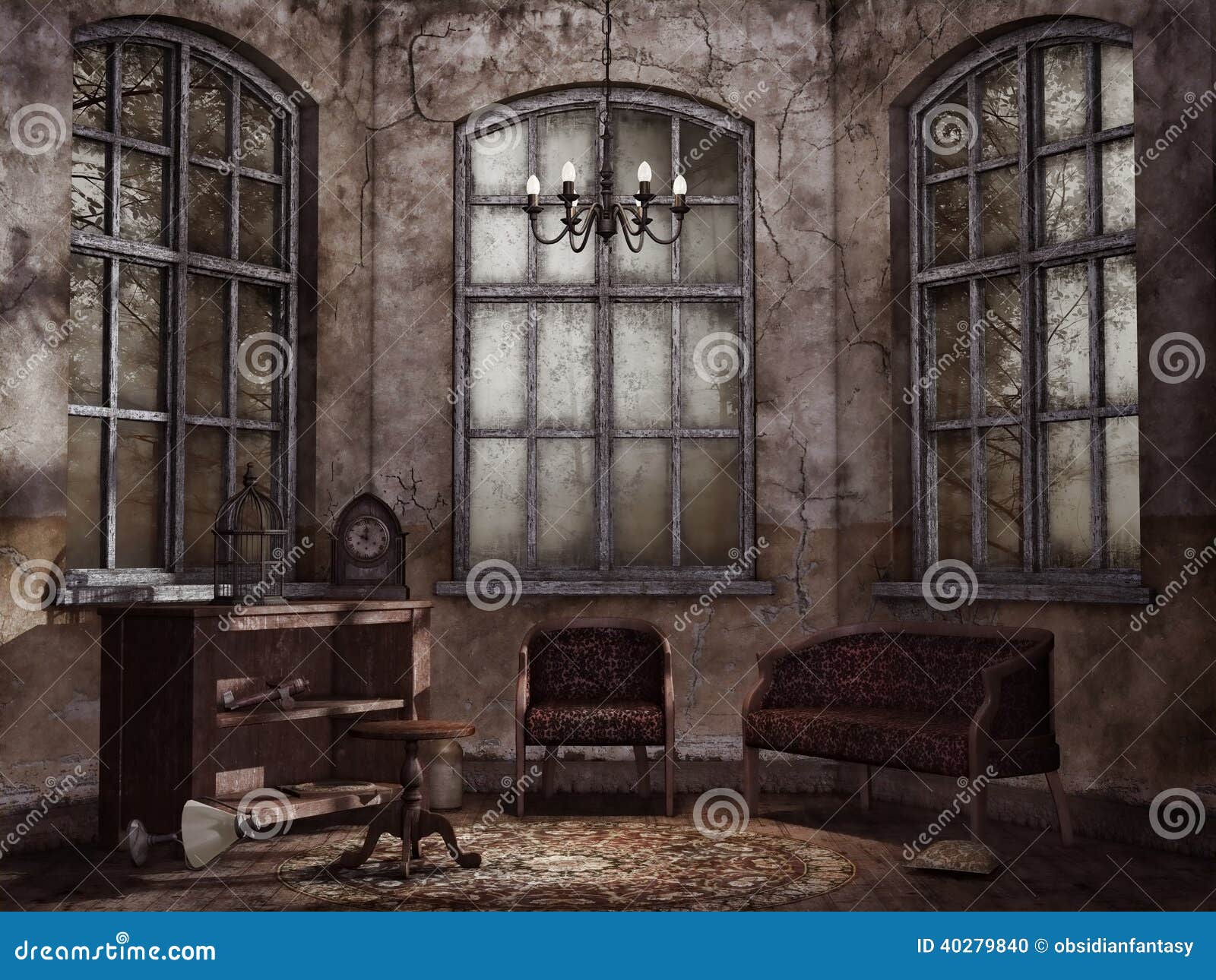 Antique Room Background