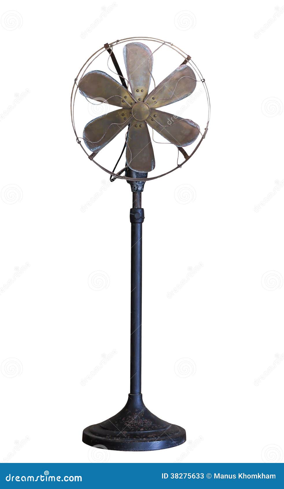 Old vintage metal fan stock image. Image of grunge, blow 38275633