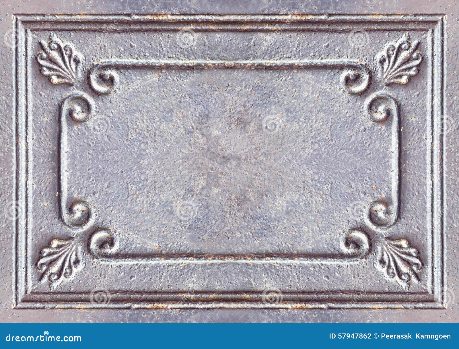 Old Vintage Metal Frame Background Stock Photo Image of deco
