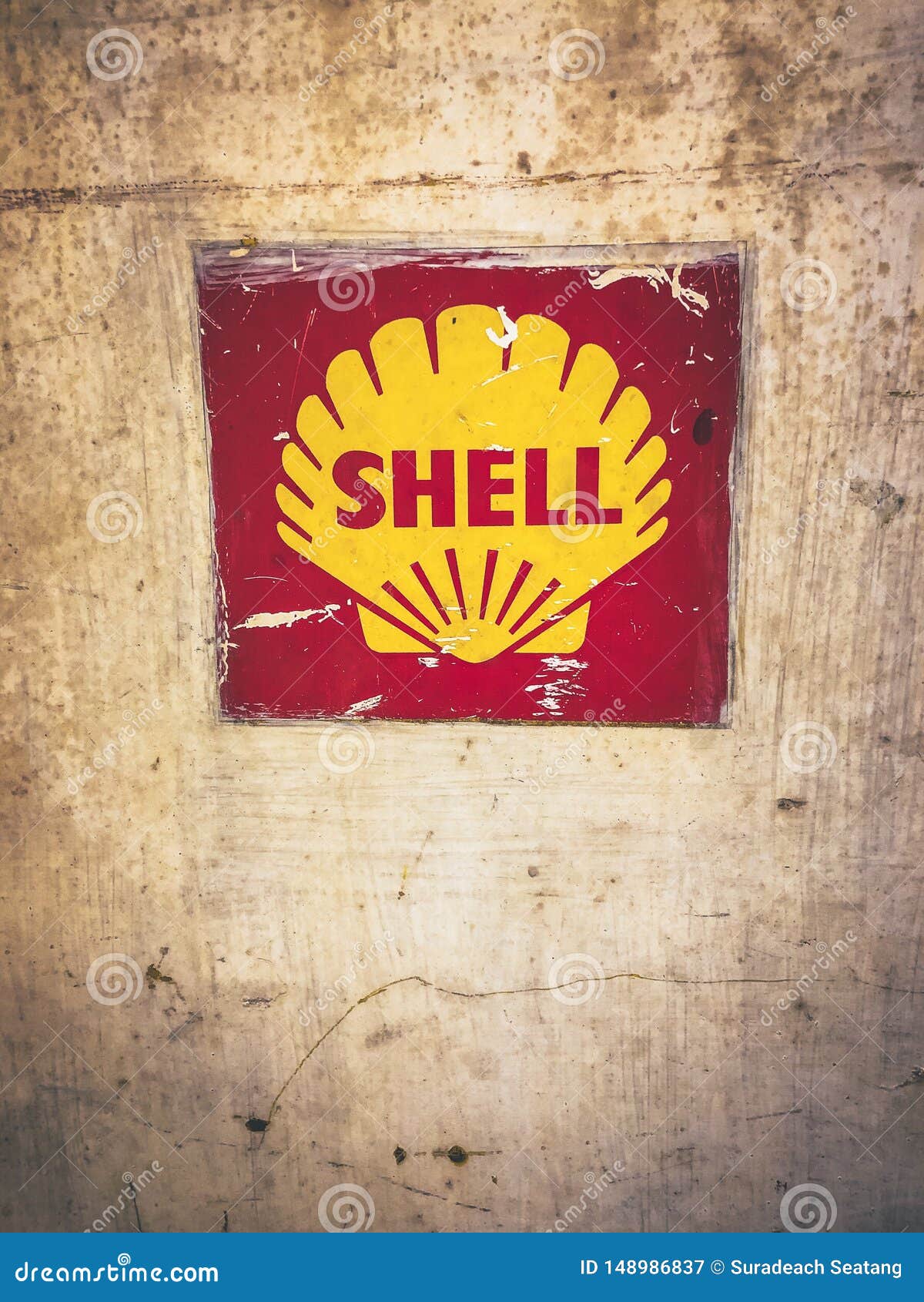 old shell signs