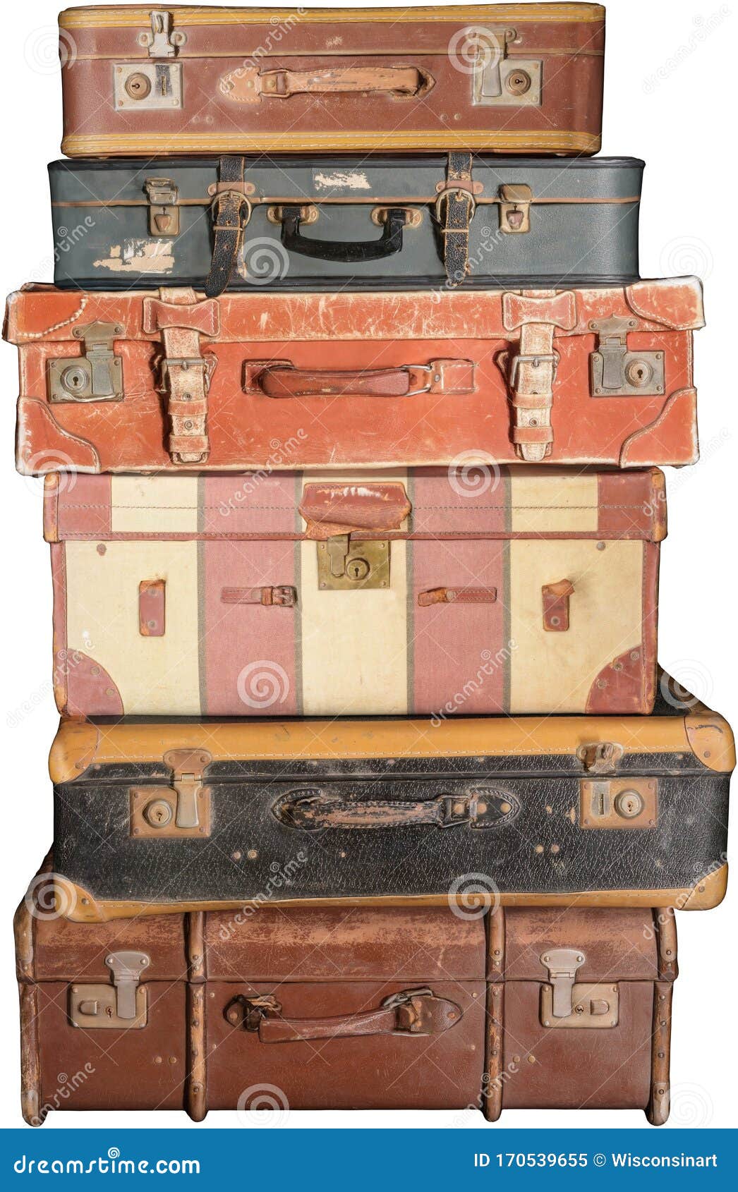 old vintage suitcase, suitcases, , luggage