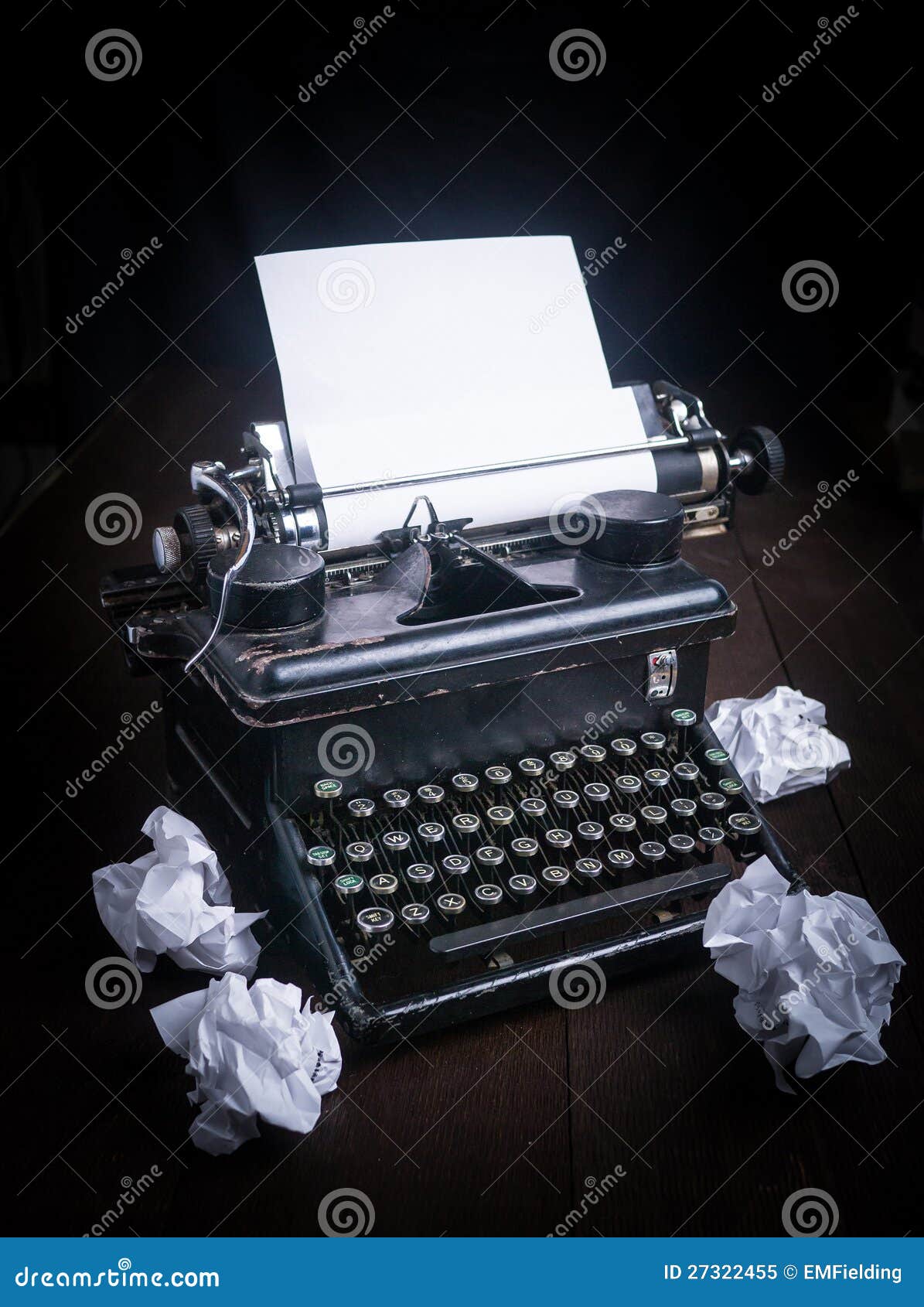 Old Vintage Typewriter Stock Image Image of technolgy