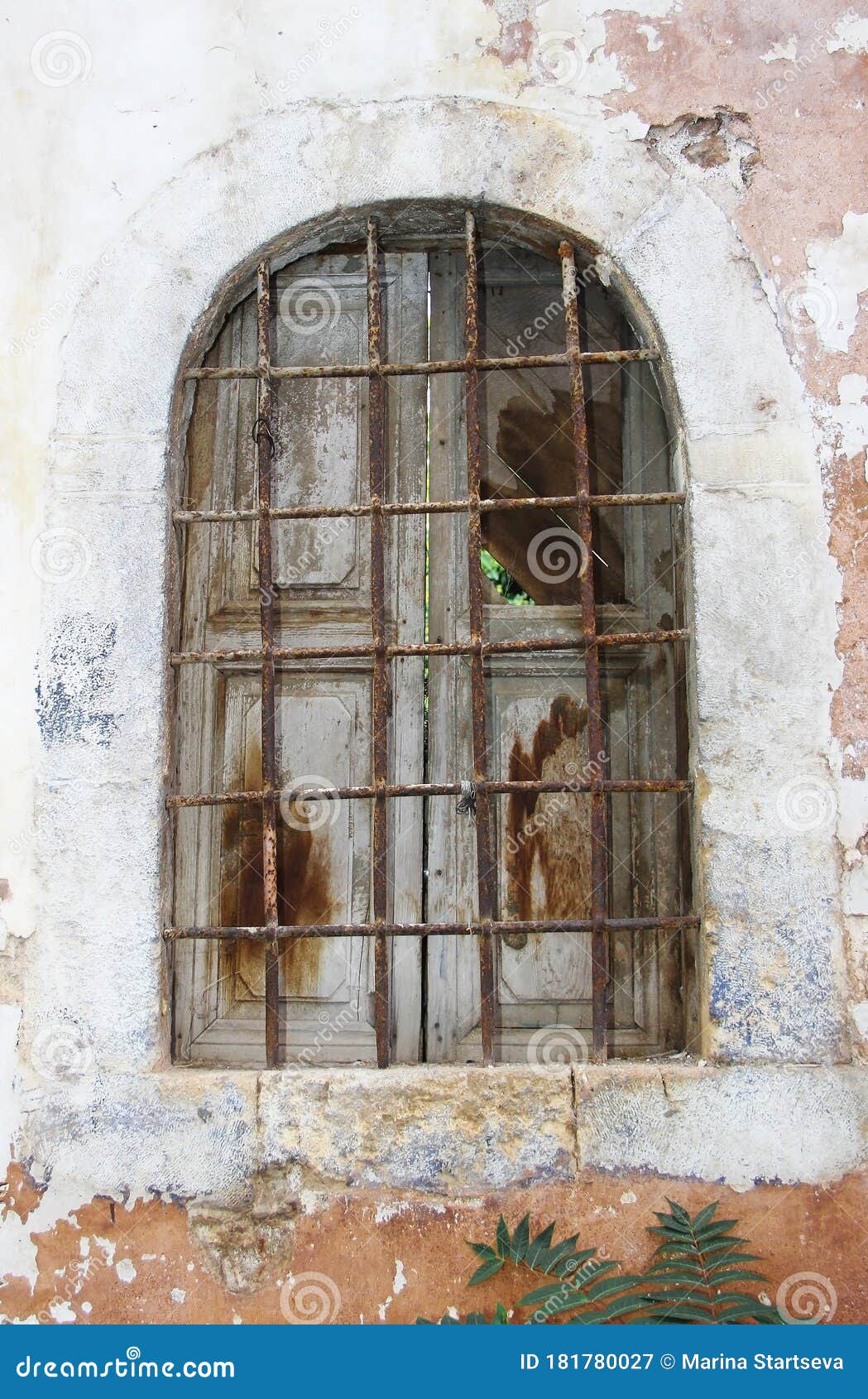 Old Vintage Windows with Metal Bars Stock Image Image of cathedral, antique 181780027