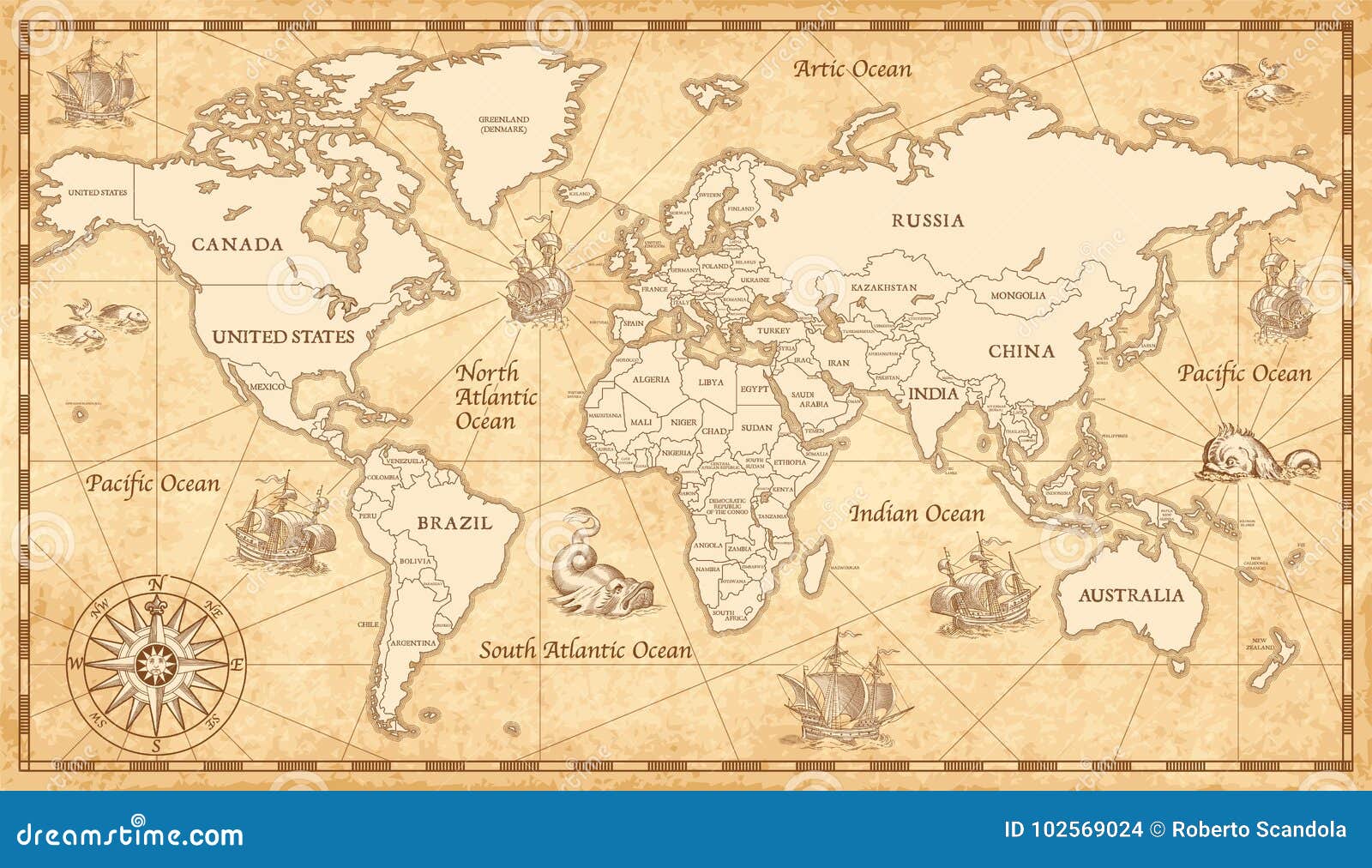 Map Old Stock Illustrations 50 244 Map Old Stock Illustrations Vectors Clipart Dreamstime