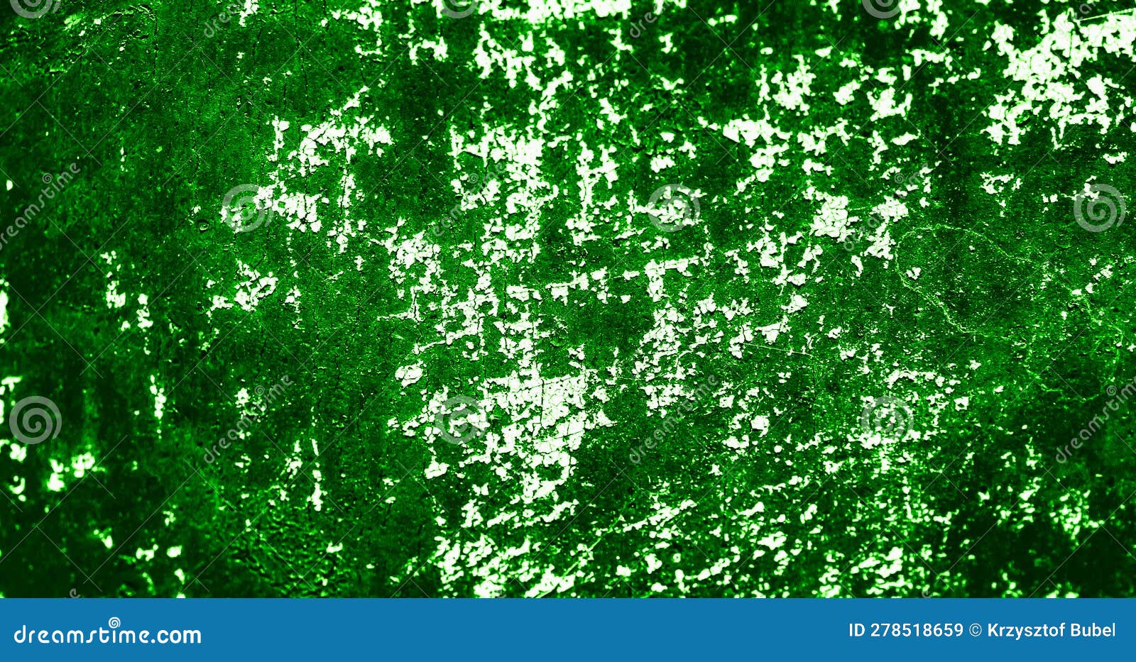 Old Wall Painted with Green and White Paint Stock Image Image of