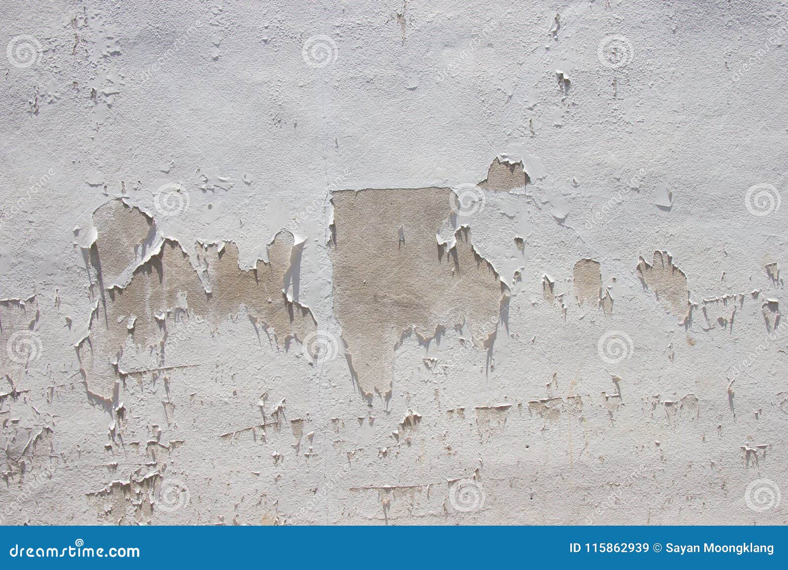 Old Wall and Plaster Was Peeling for Background. Stock Image Image of