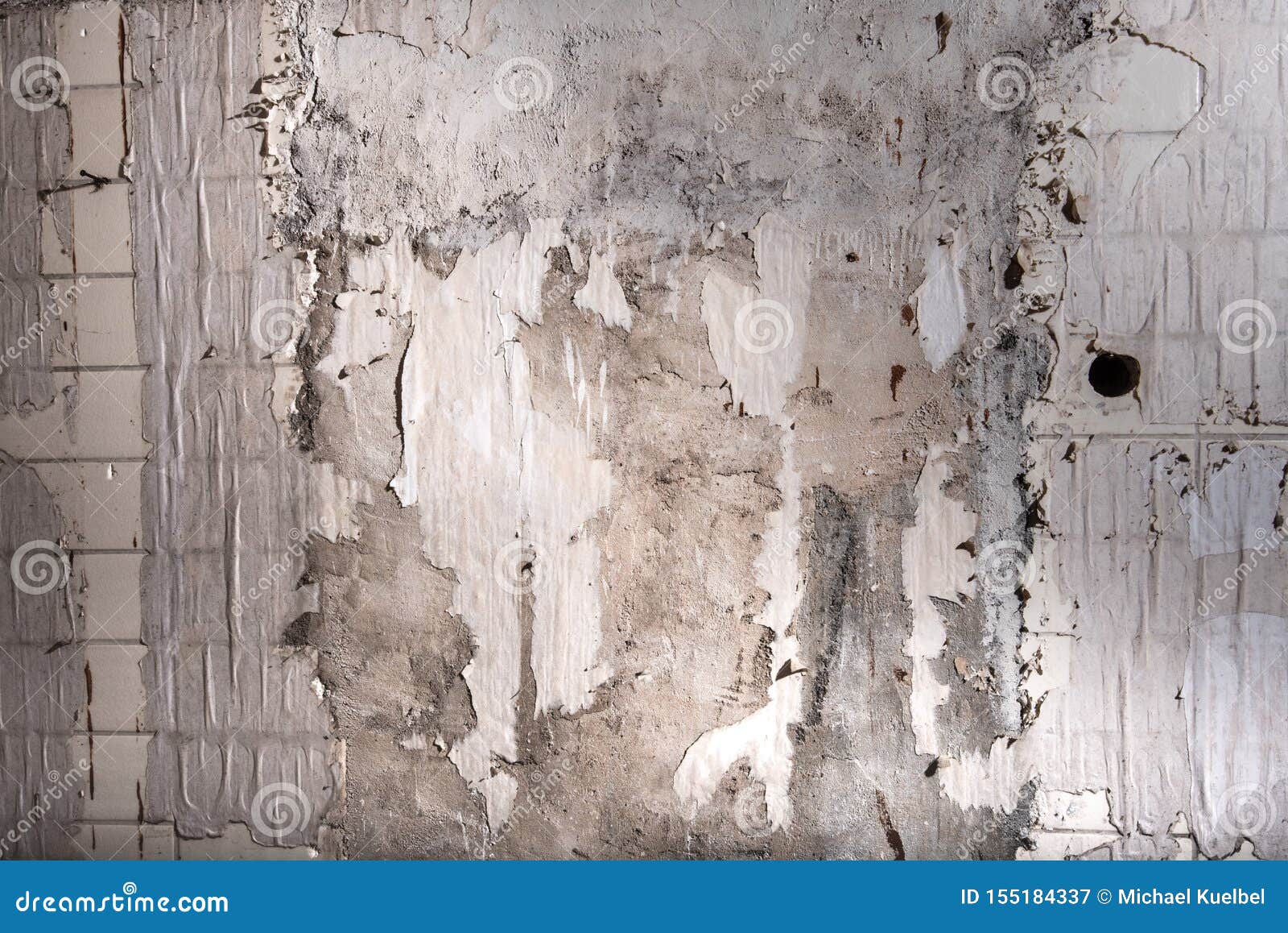 Old Wallpaper Texture Dirty Grunge Concrete Background Stock Image
