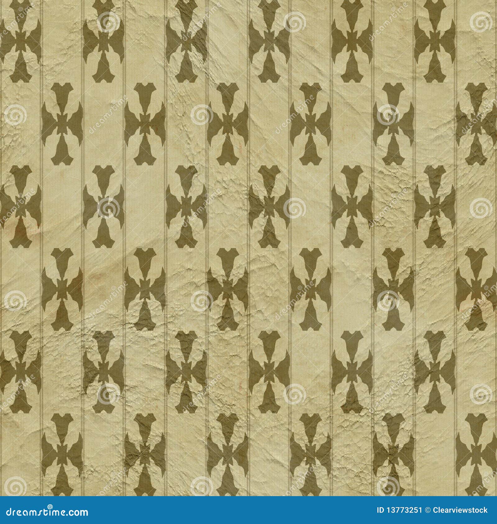 Old wallpaper on the wall stock vector. Illustration of pattern - 13773251