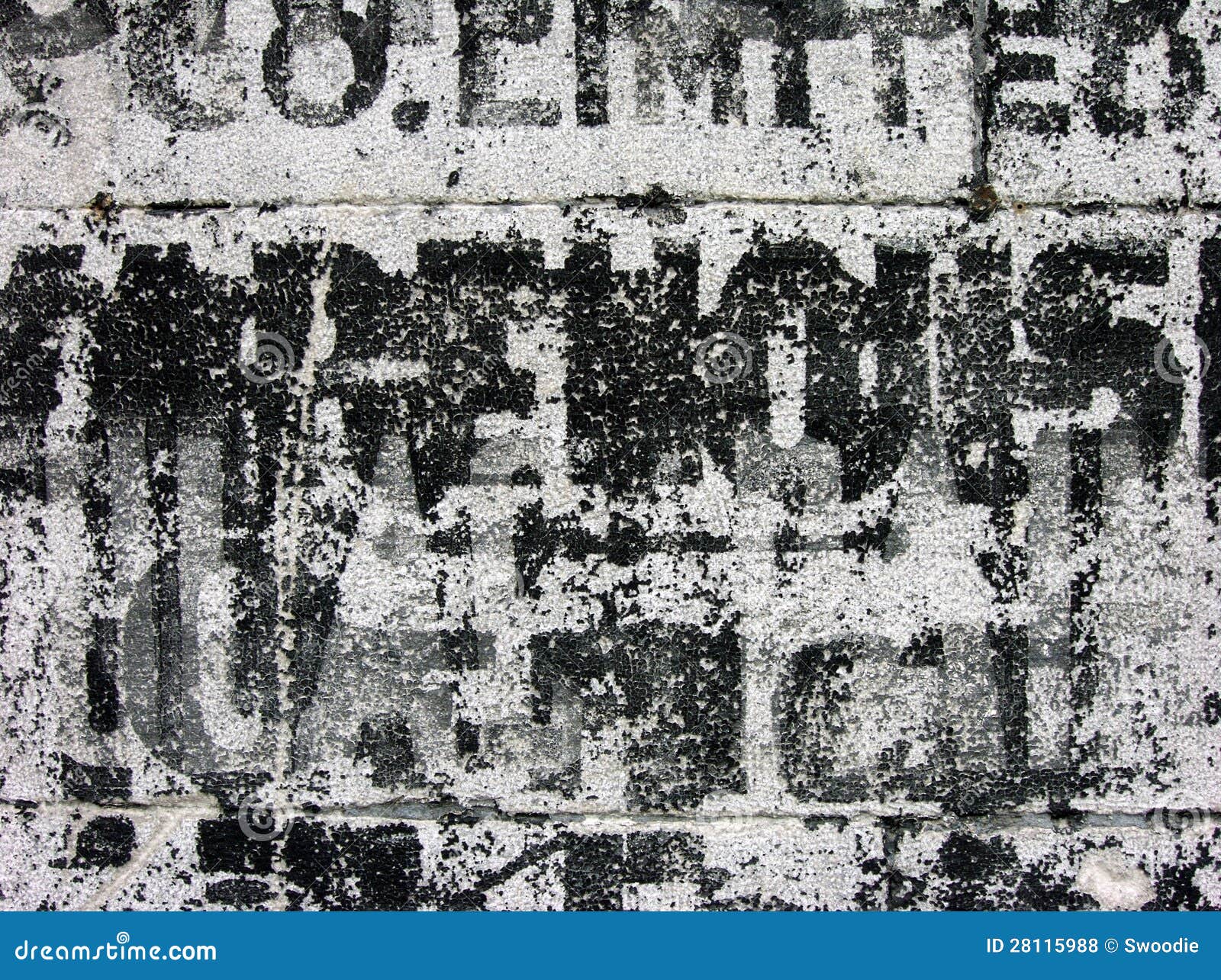 Old Warehouse Stencils on Concrete Stock Photo Image of background