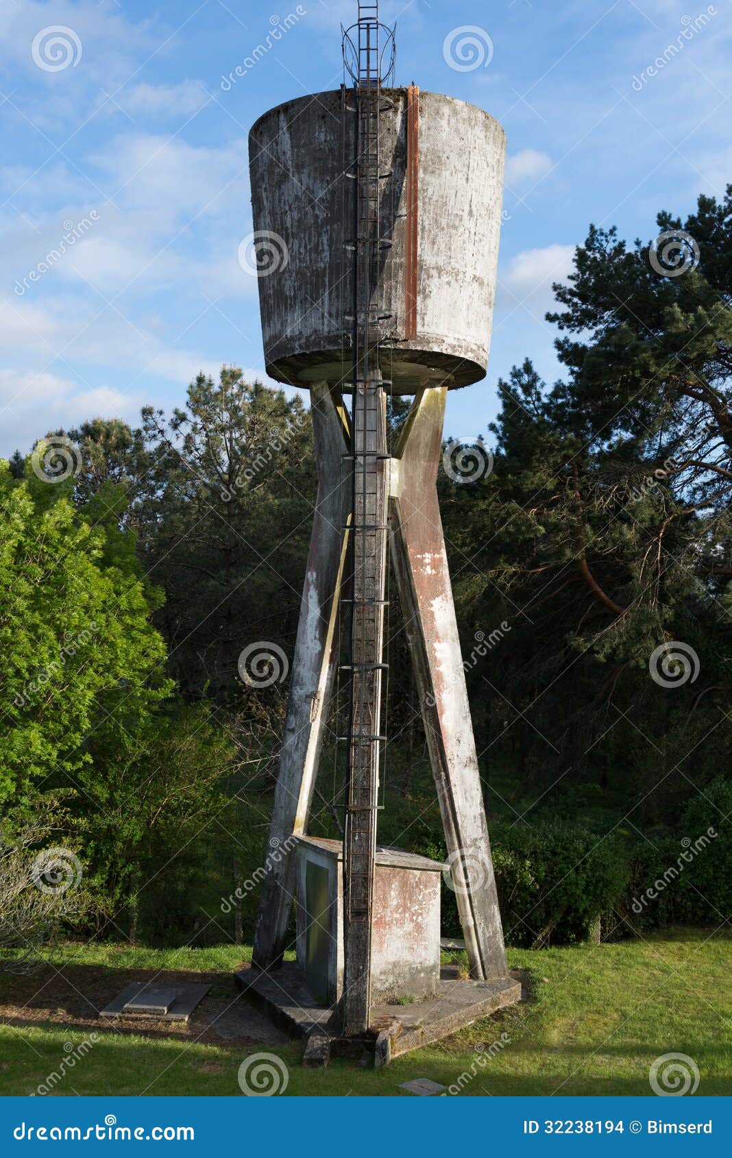 Old water tank stock photo. Image of reserve, high, outdoor 32238194