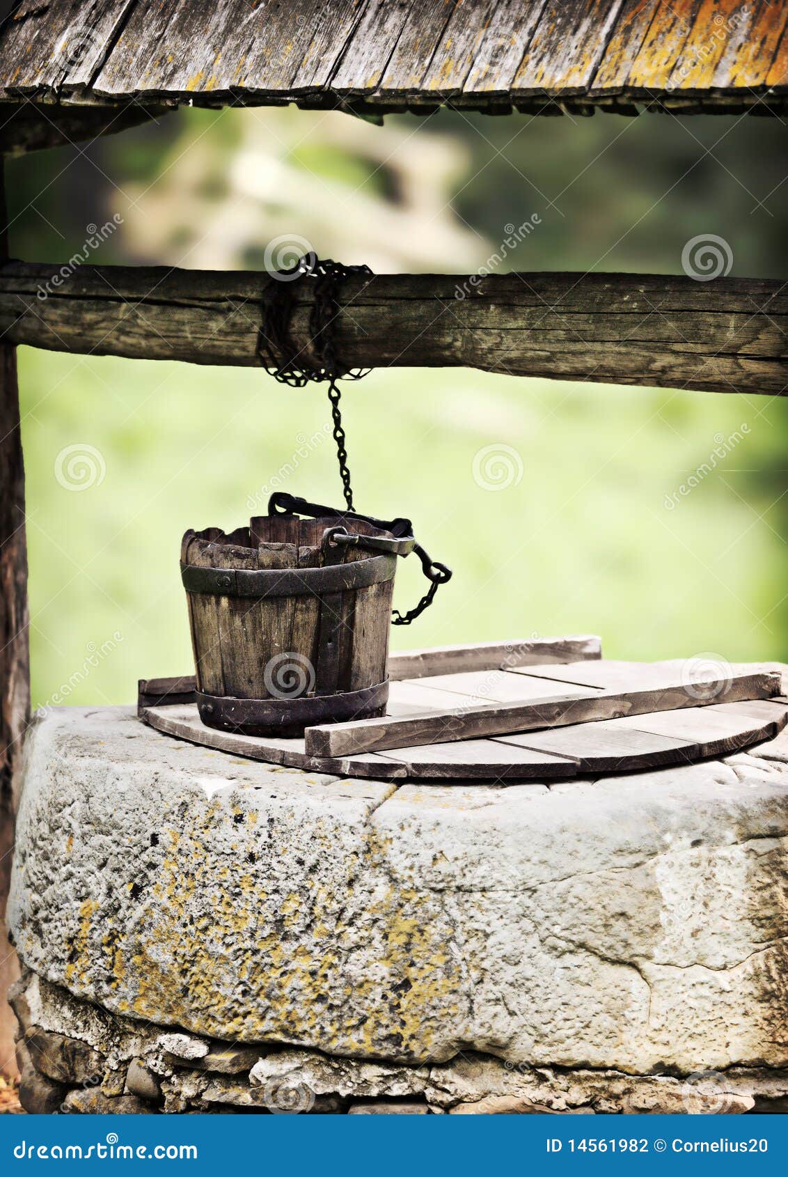 Old water well stock photo. Image of wooden, water, outdoors 14561982