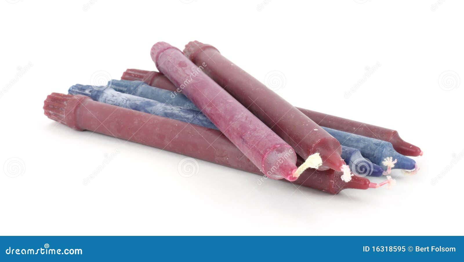 Old wax candles stock image. Image of white, arranged 16318595