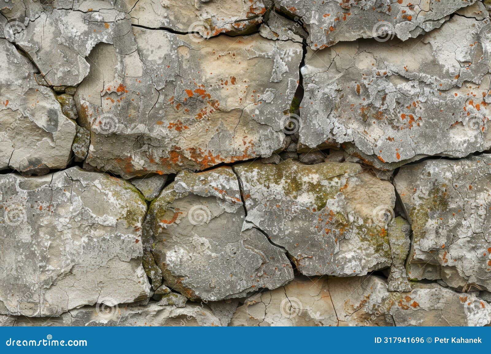 old, weathered stone surface depicting the rough texture and impact of weather over centuries. ai generated.