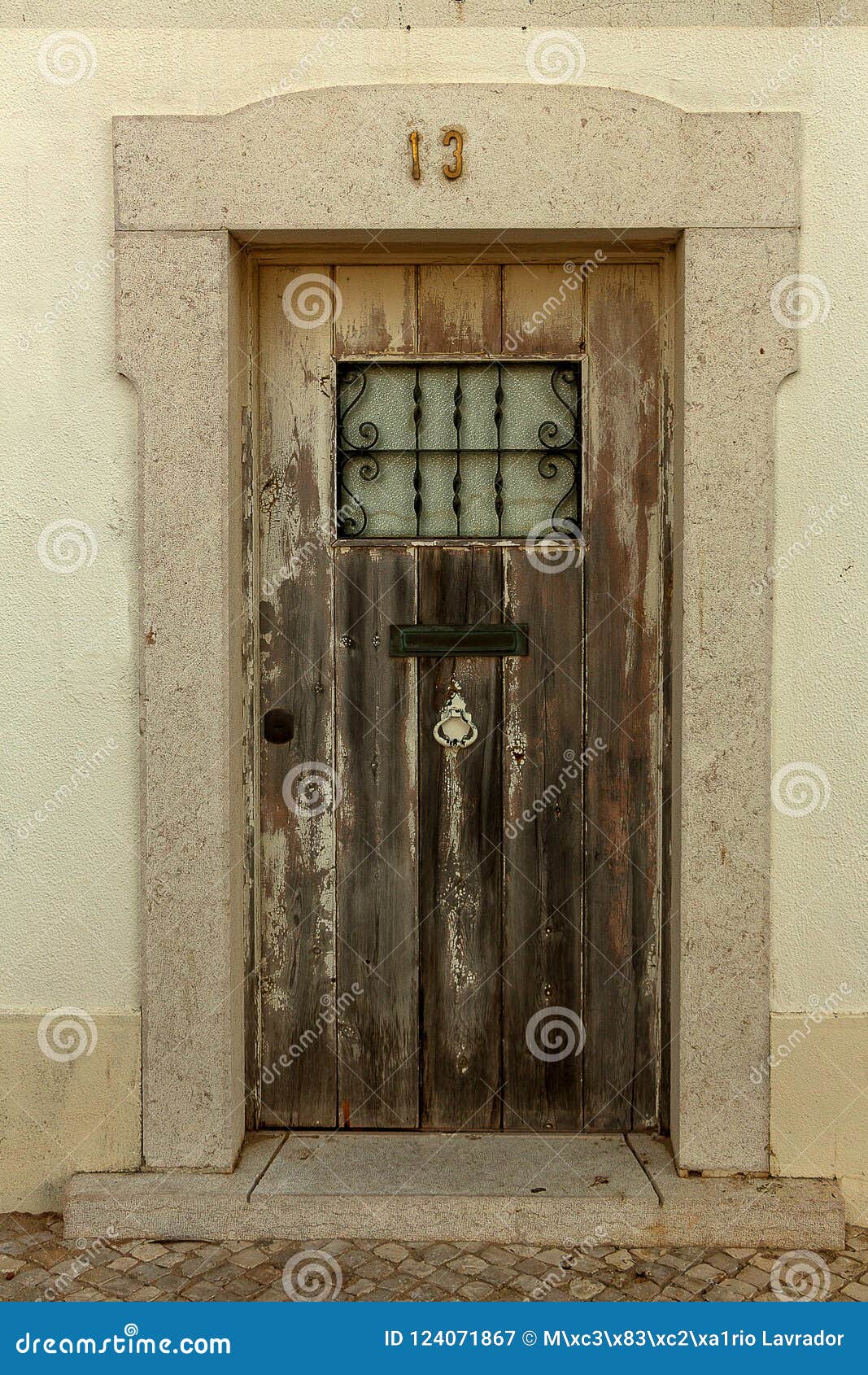 Old Wood Door stock image. Image of weathered, exterior - 124071867