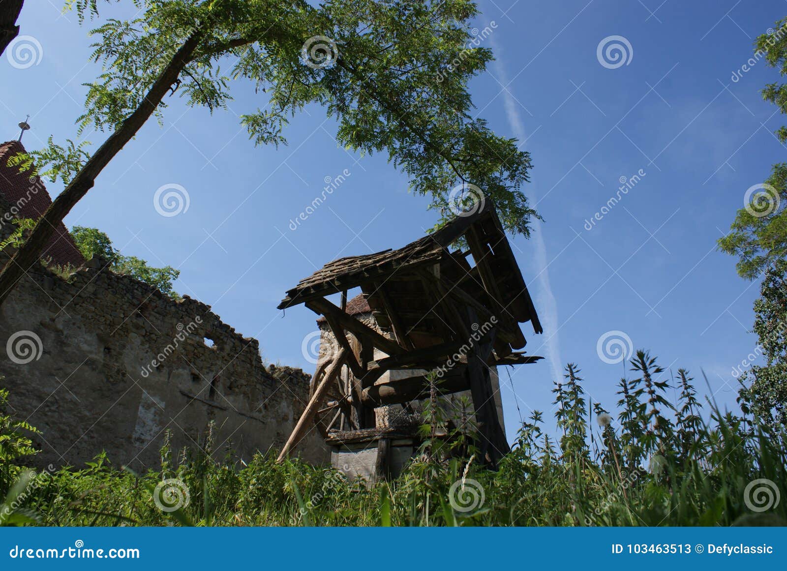 the old well. arcus covasna transylvania romania