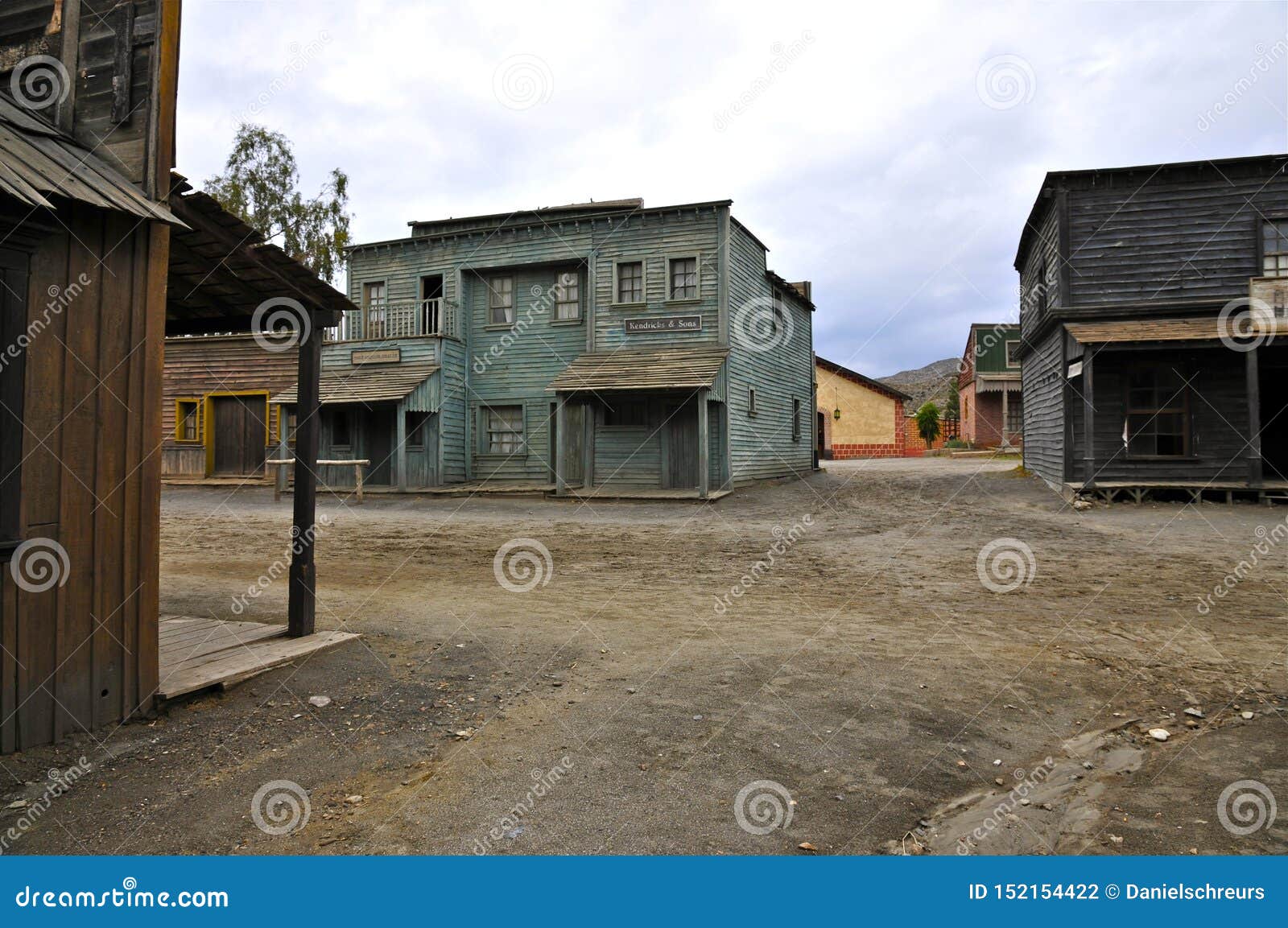 old west movie set, fort bravo, tabernas desert