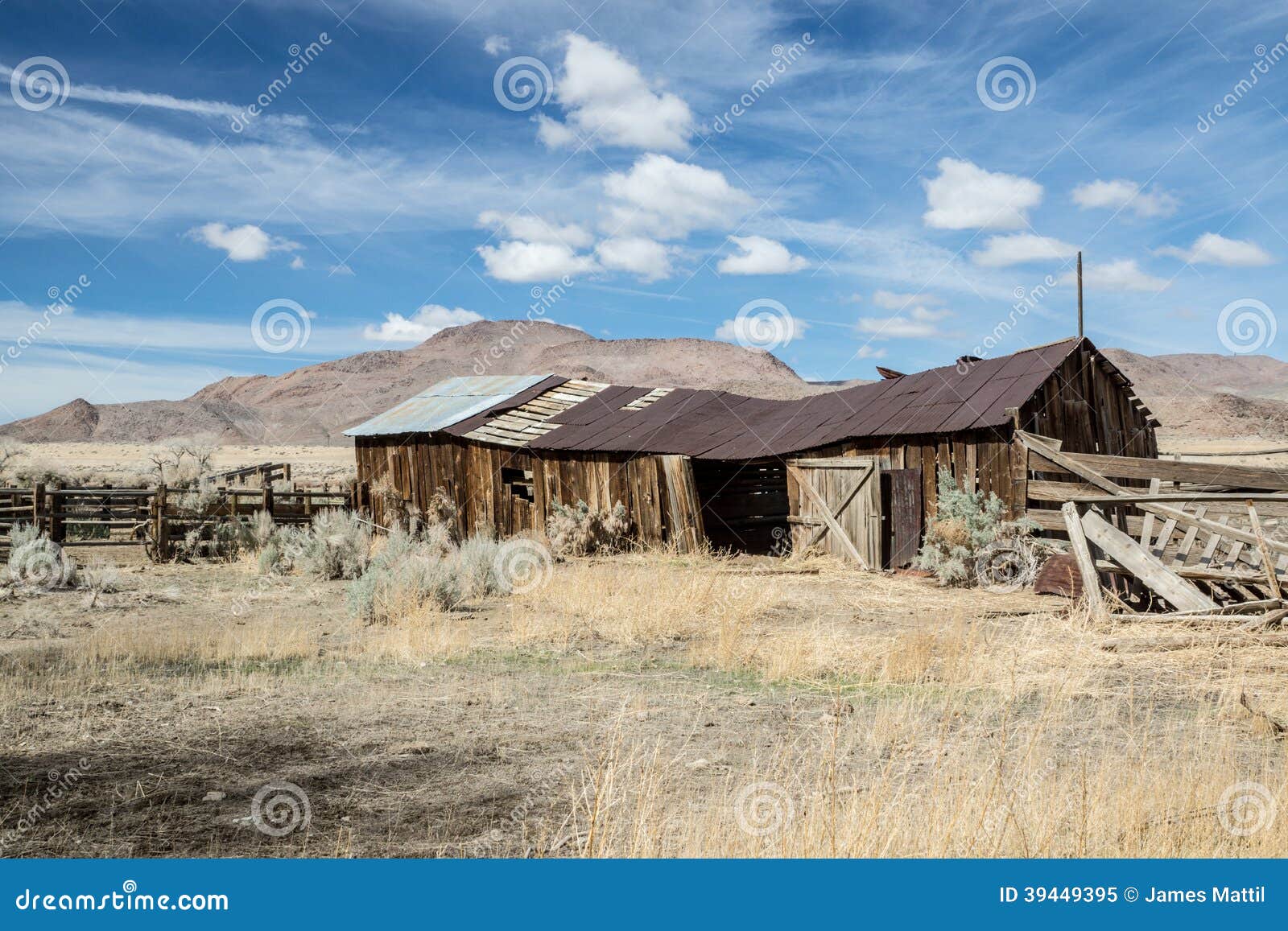 Old West Ranch in Nevada stock image. Image of classic 39449395