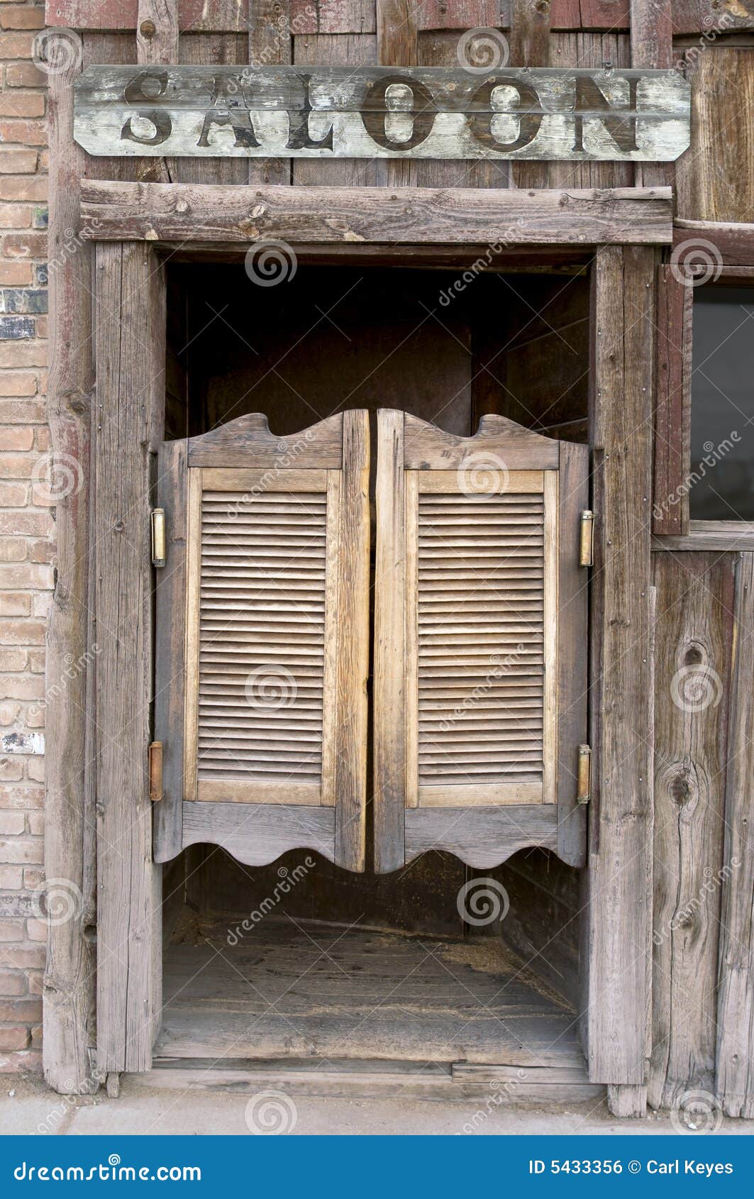 old western swinging saloon doors