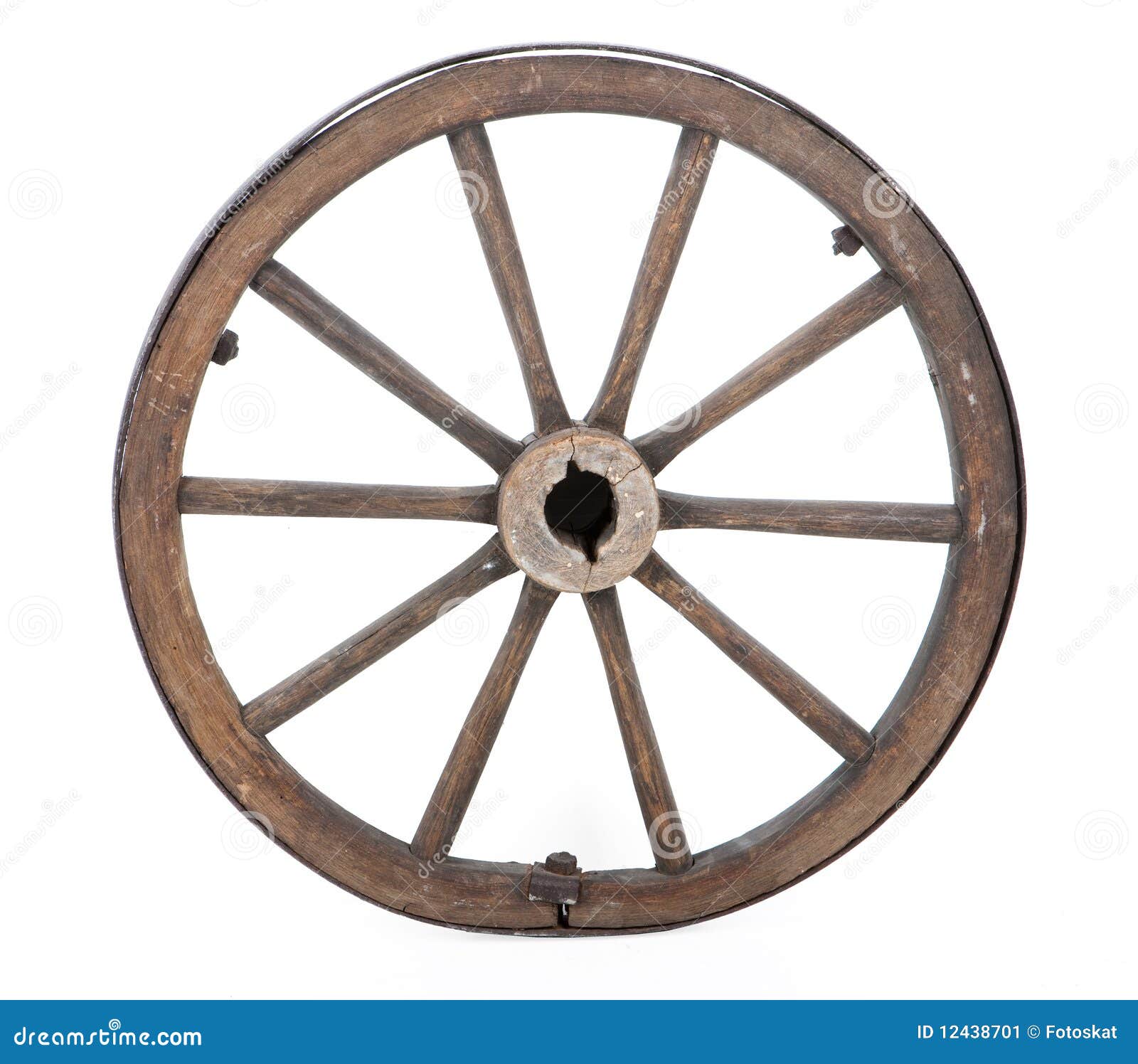 Old Wheel stock image. Image of white, covered, ancient 12438701