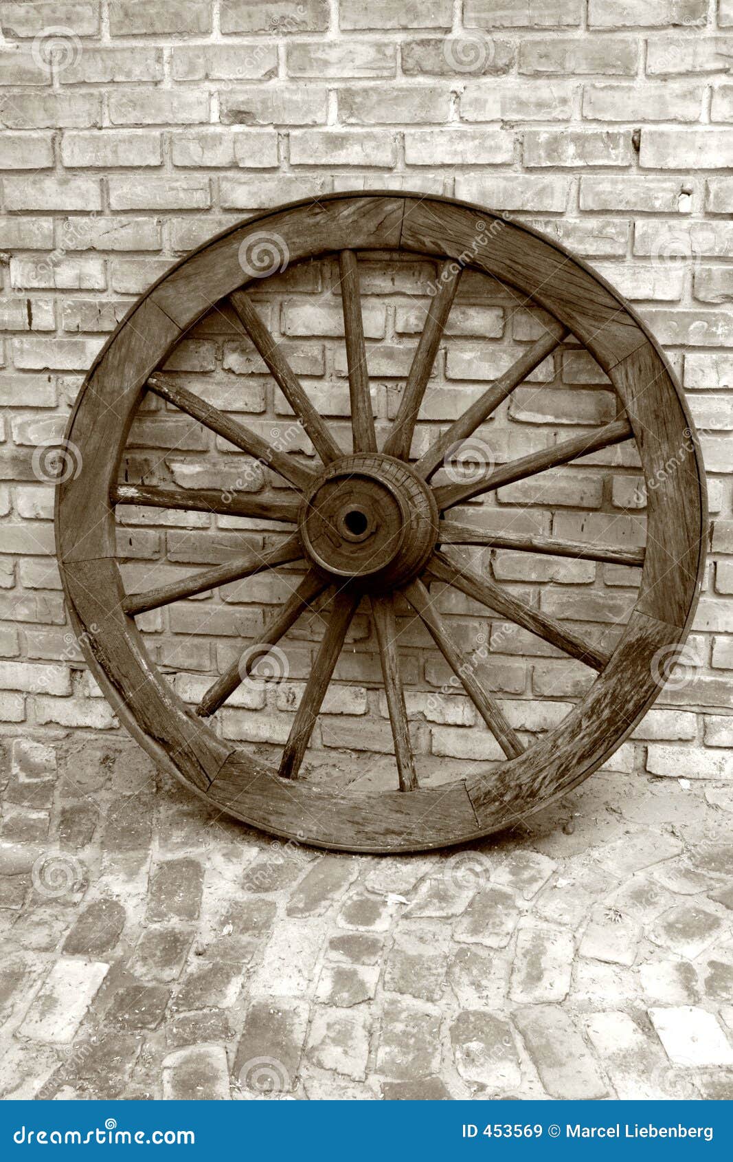 Old Wheel stock image. Image of brown, sepia, abstract 453569