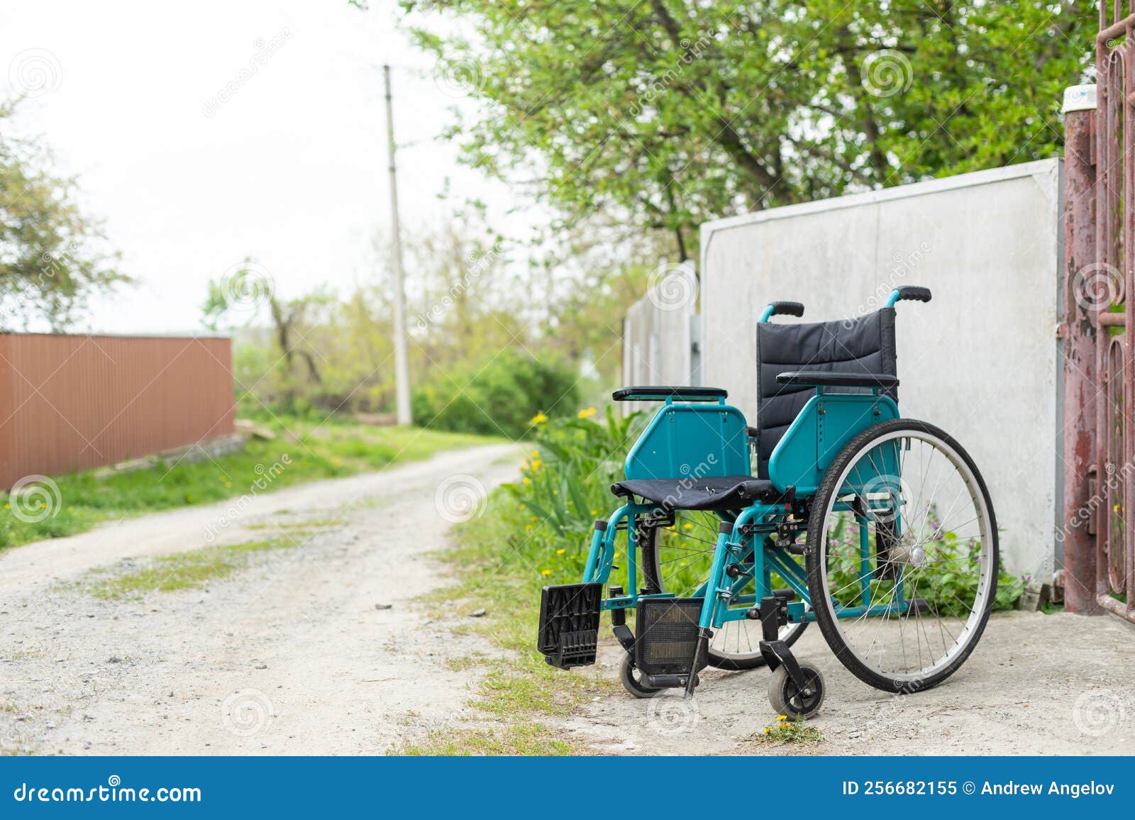 Old Wheelchair Near the House Stock Image Image of transportation