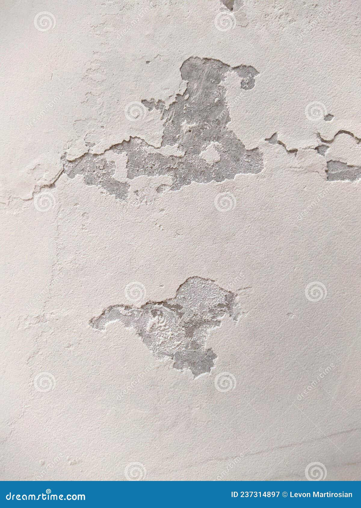 Old and White Concrete Wall with Which Paint Peels Off. Stock Image Image of rough, cracked