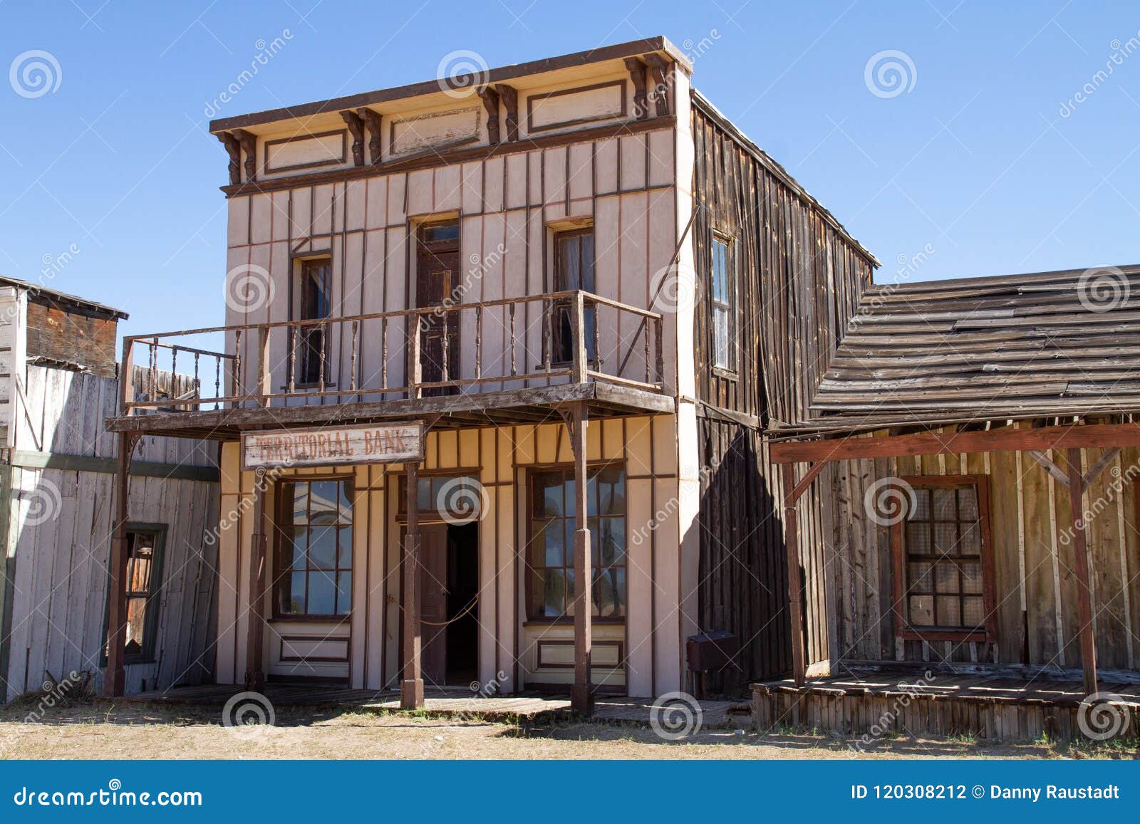 Old Wild West Town Movie Set In Arizona Stock Photo - Image of earp, abandoned: 120308212