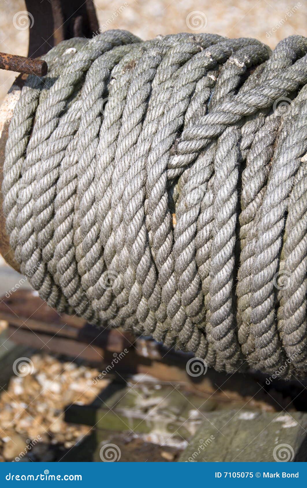 Old winch stock image. Image of retro, machinery, decay 7105075