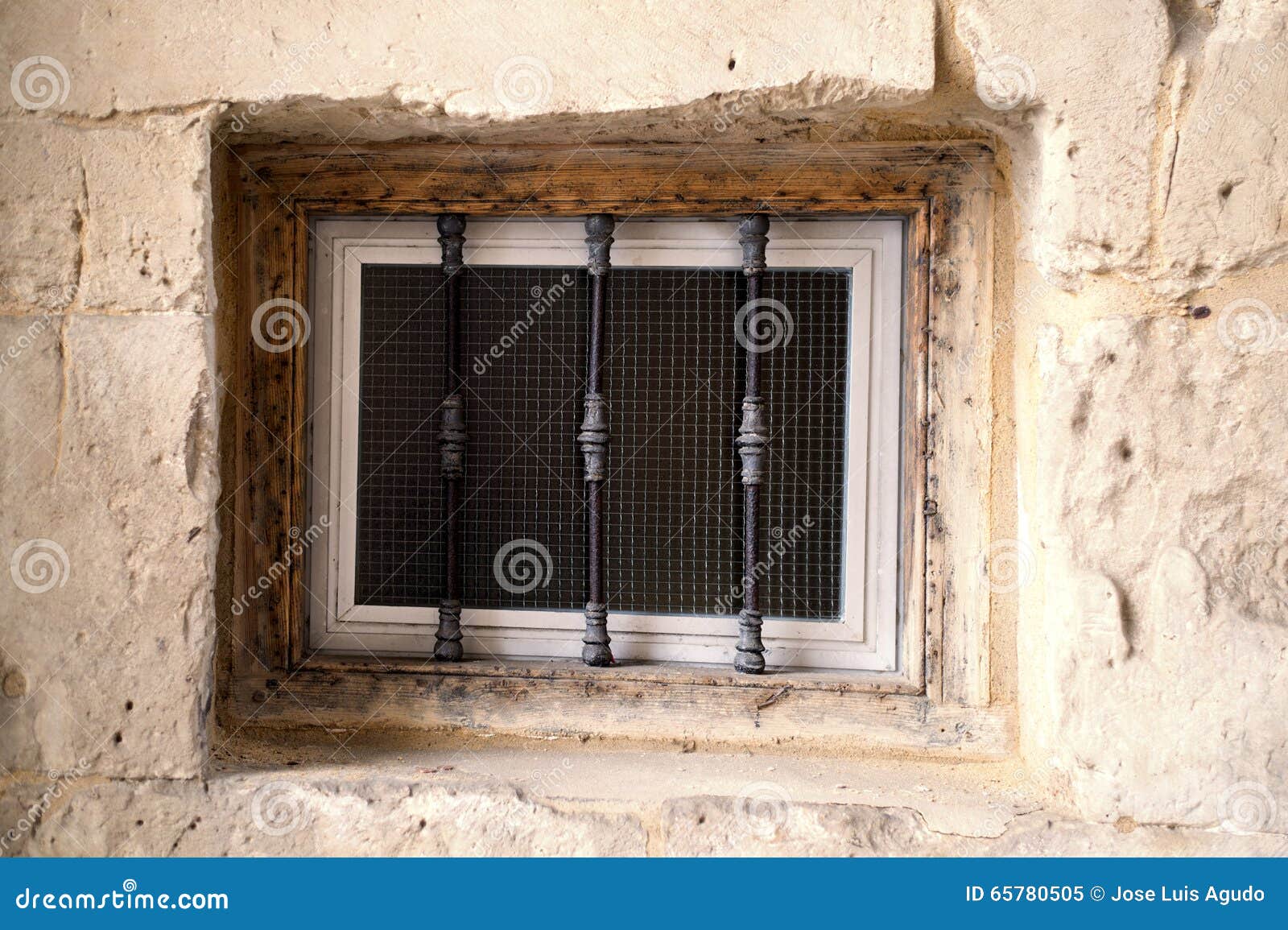 Old Window with Wrought Iron Stock Image Image of metal, black 65780505