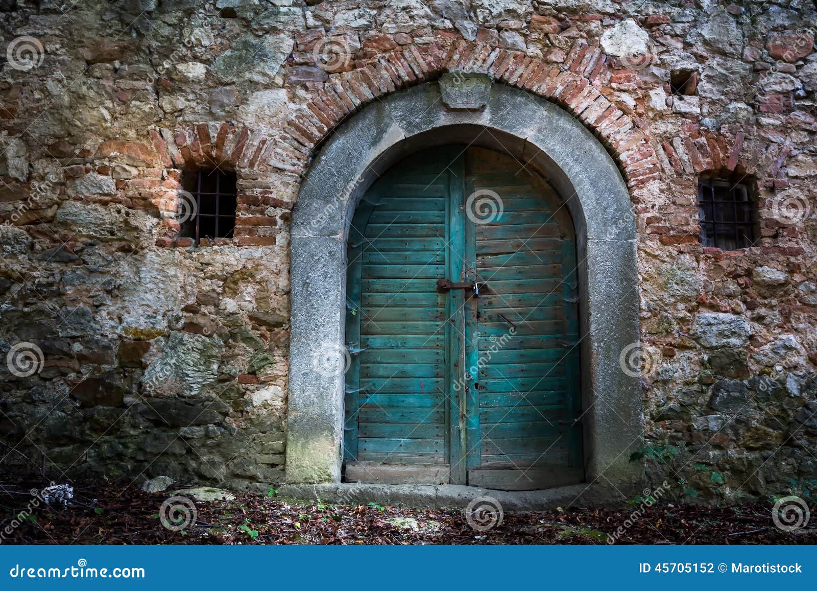 Old wine cellar door stock photo. Image of closed, wine 45705152