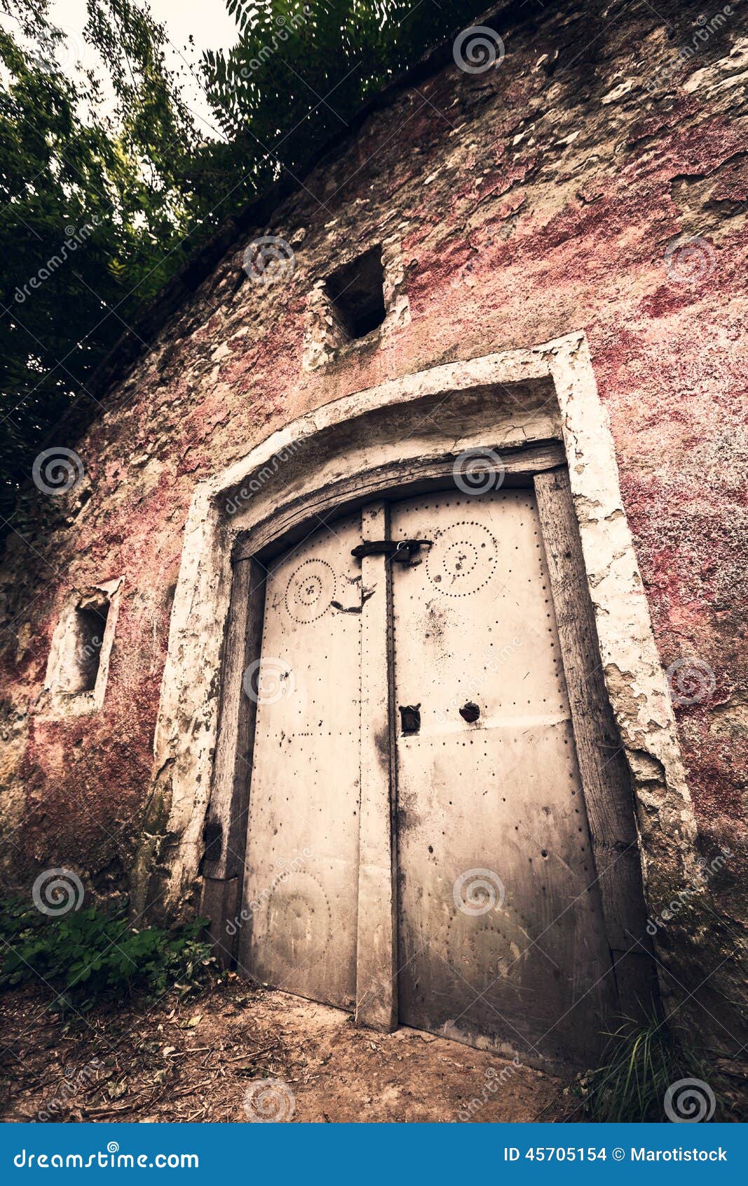 Old wine cellar door stock photo. Image of timber, metal 45705154