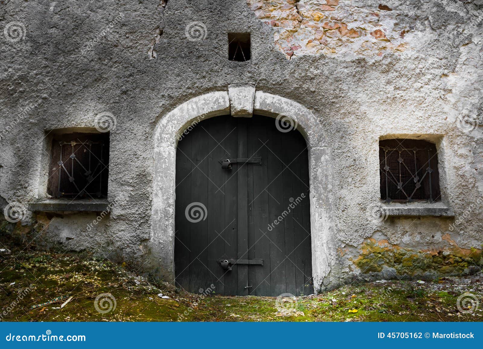 Old wine cellar door stock photo. Image of locked, outside 45705162