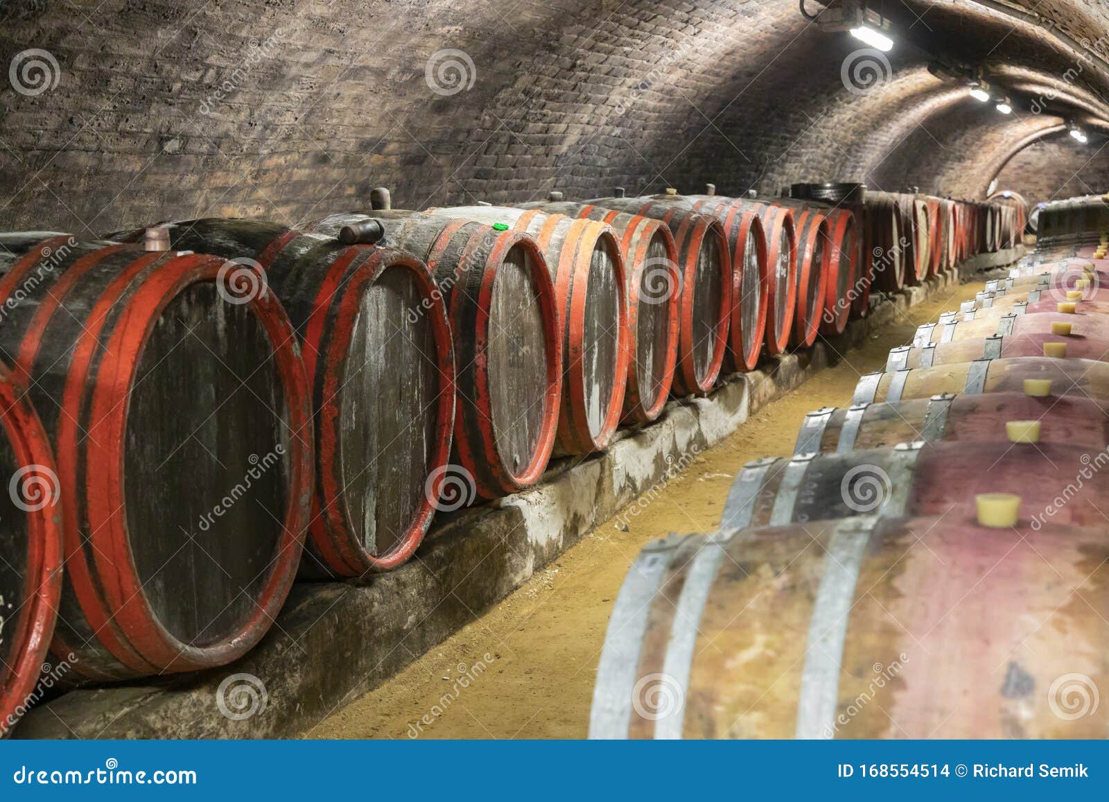 old wine cellar in pecs, hungary