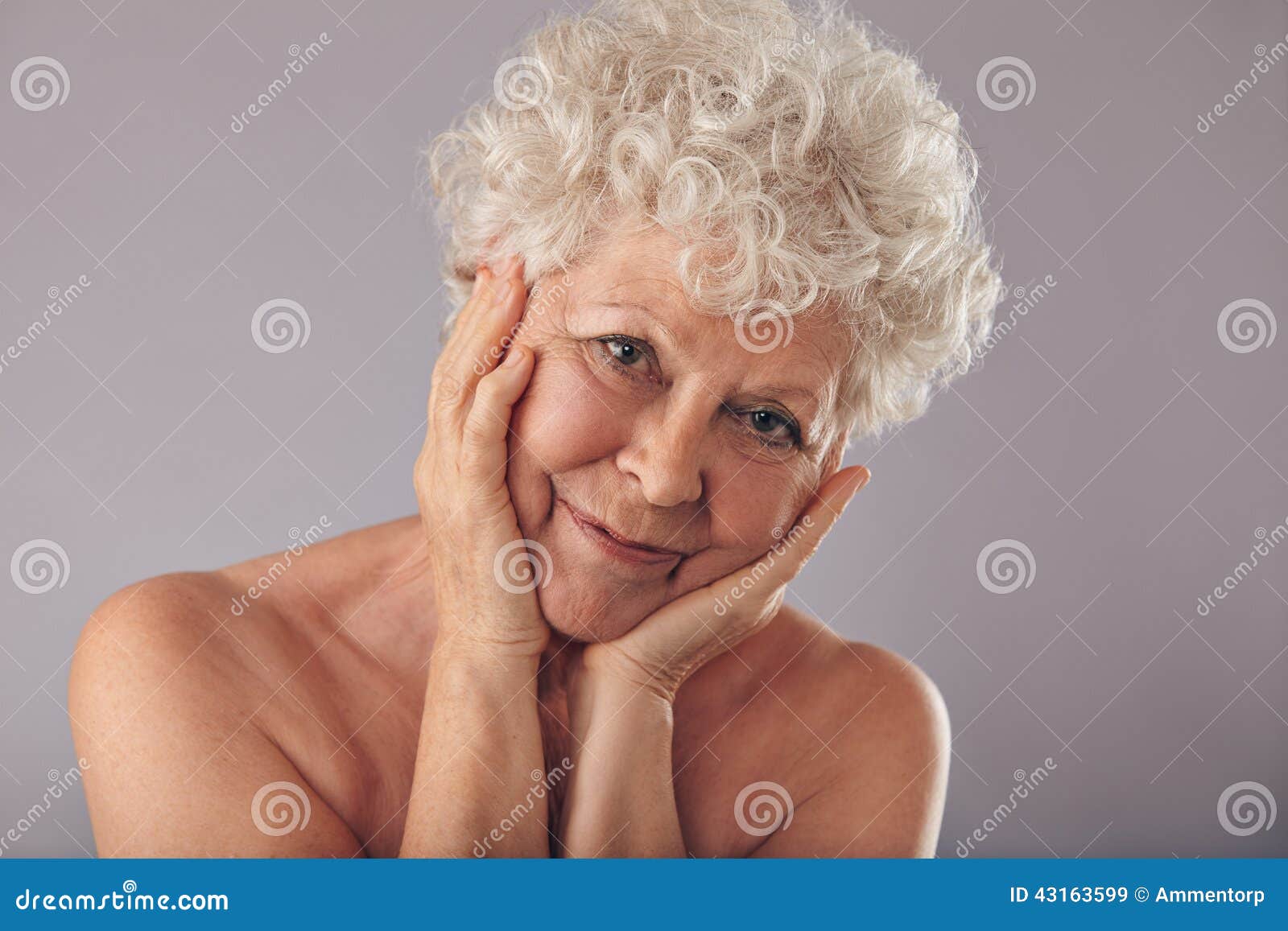 Old Woman With Beautiful Face Stock Image Image 43163599
