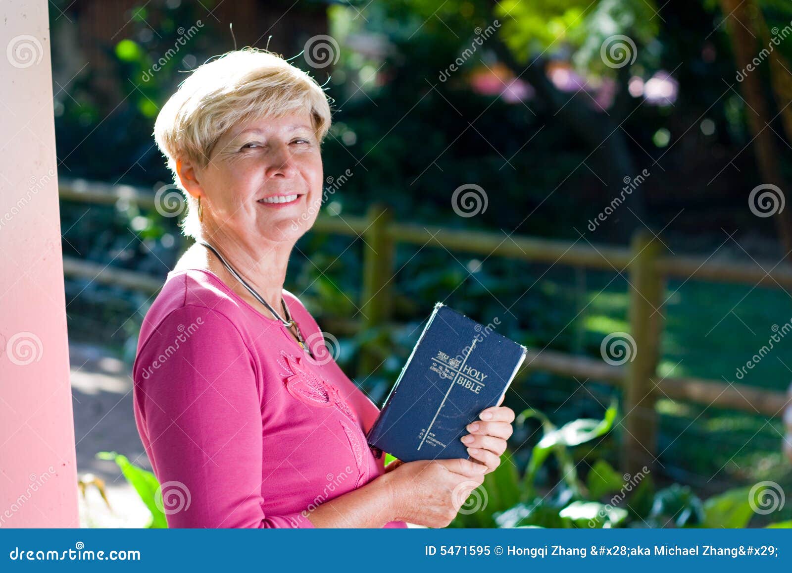 Old Woman & Bible Royalty Free Stock Photo Image 5471595