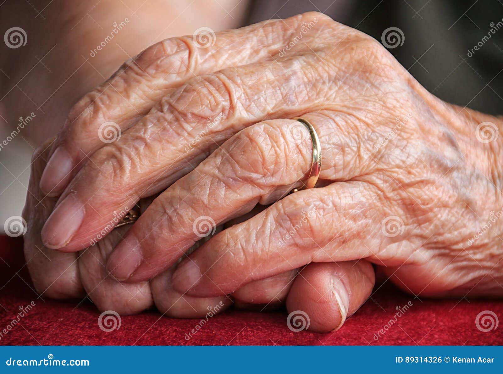 old woman hand